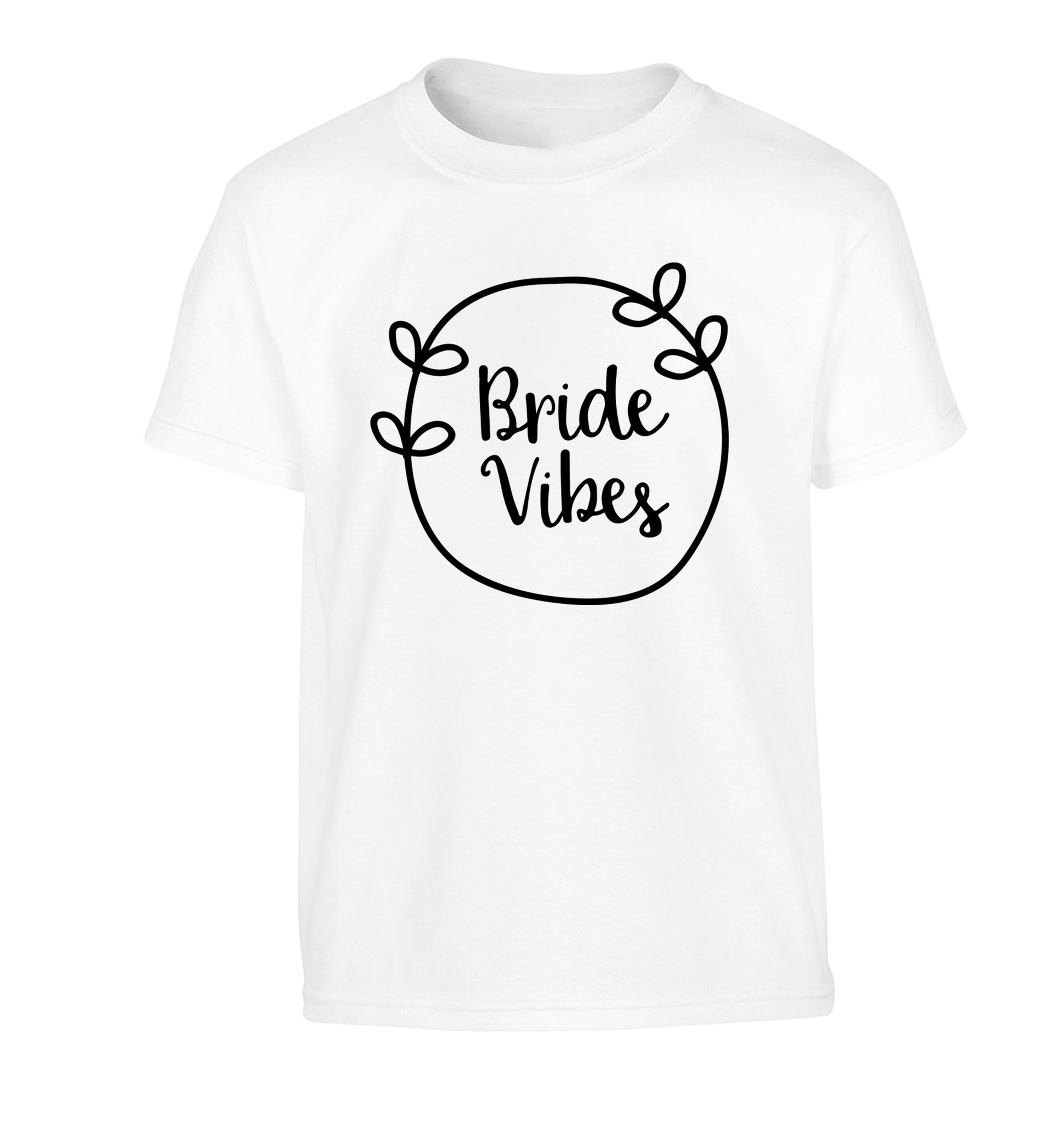 Bride Vibes Children's white Tshirt 12-13 Years