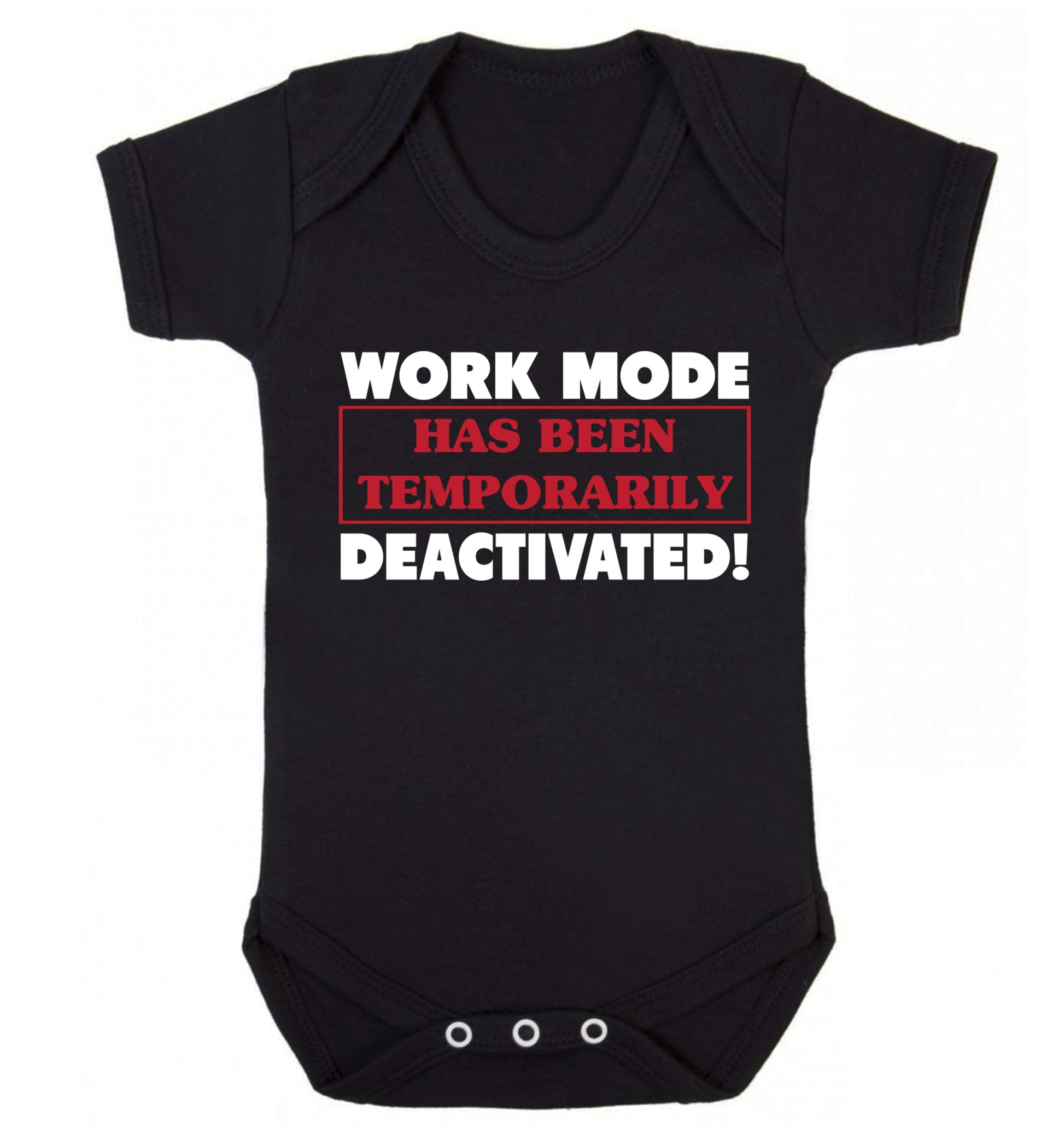 Work mode has now been temporarily deactivated Baby Vest black 18-24 months