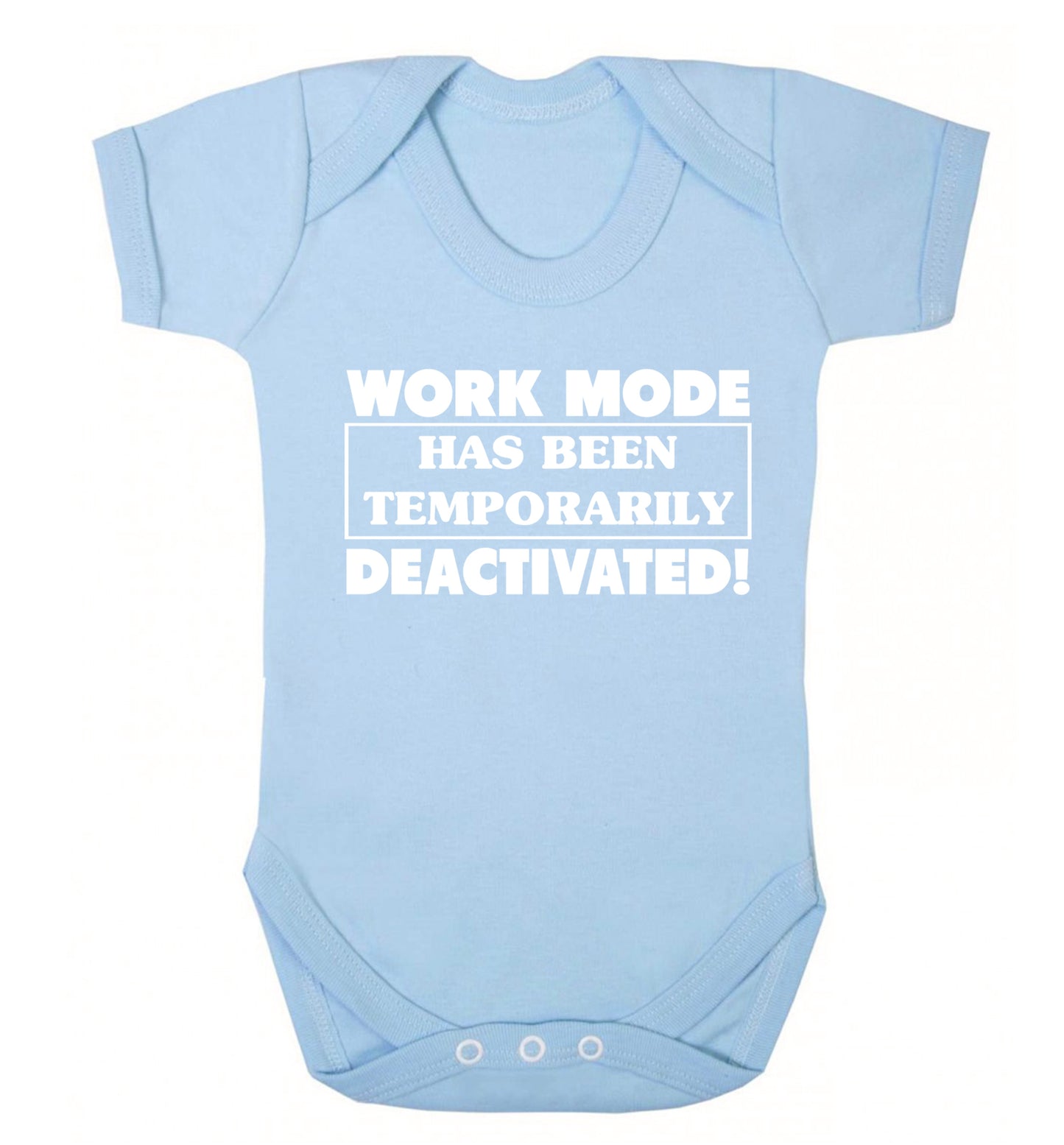 Work mode has now been temporarily deactivated Baby Vest pale blue 18-24 months