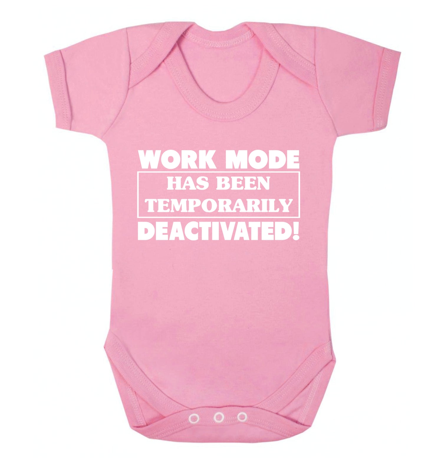 Work mode has now been temporarily deactivated Baby Vest pale pink 18-24 months