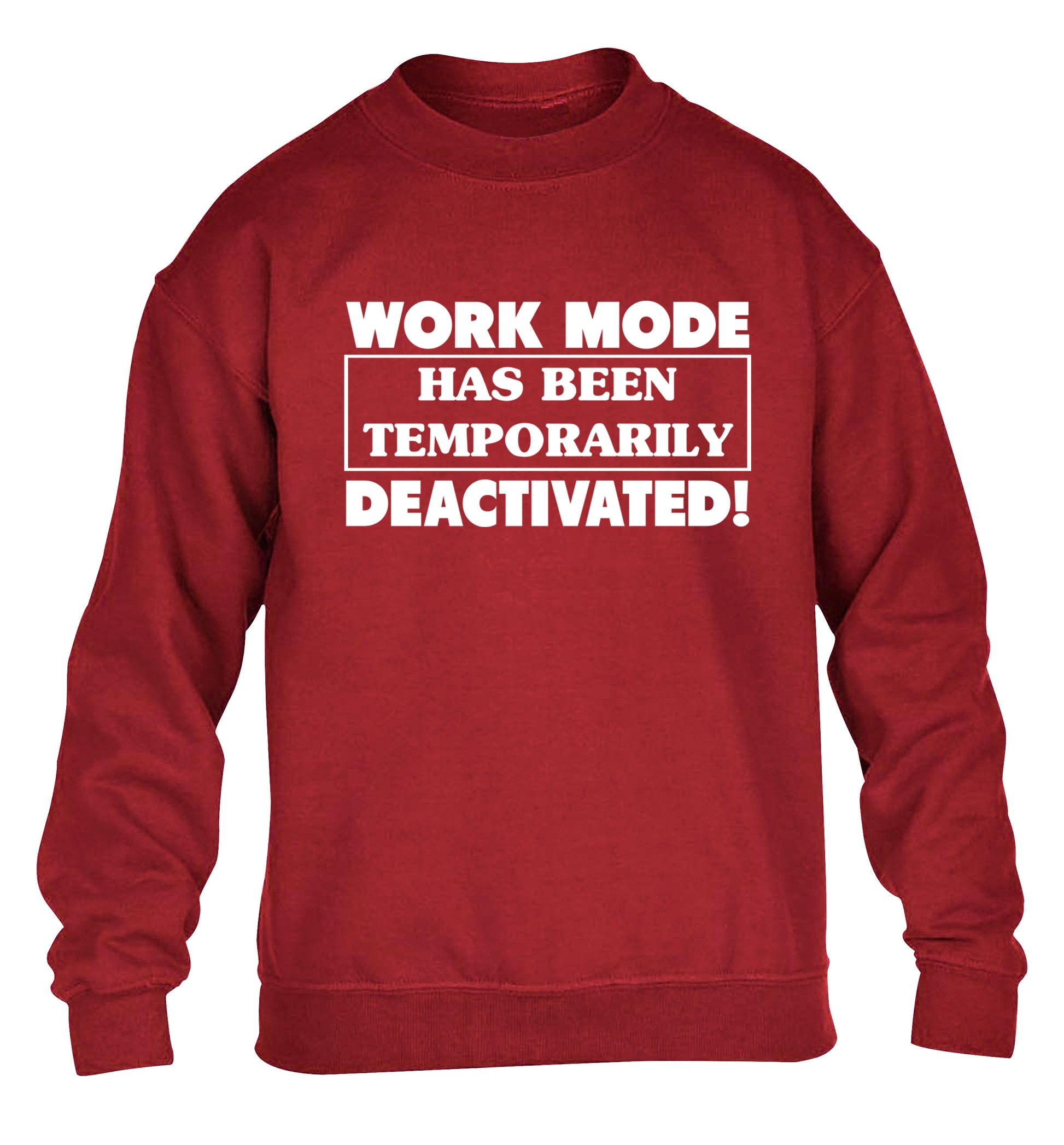 Work mode has now been temporarily deactivated children's grey sweater 12-13 Years