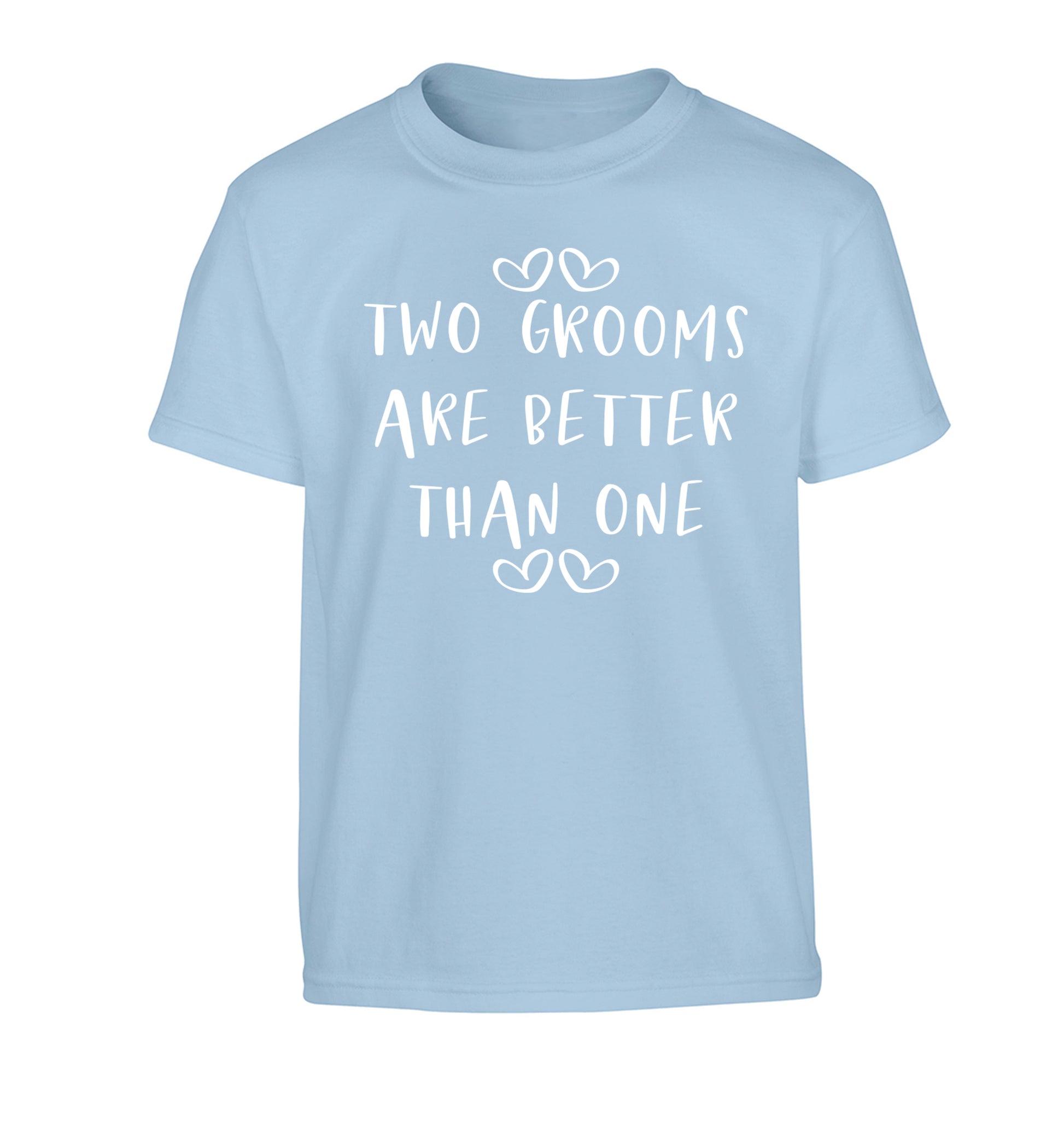 Two grooms are better than one Children's light blue Tshirt 12-13 Years
