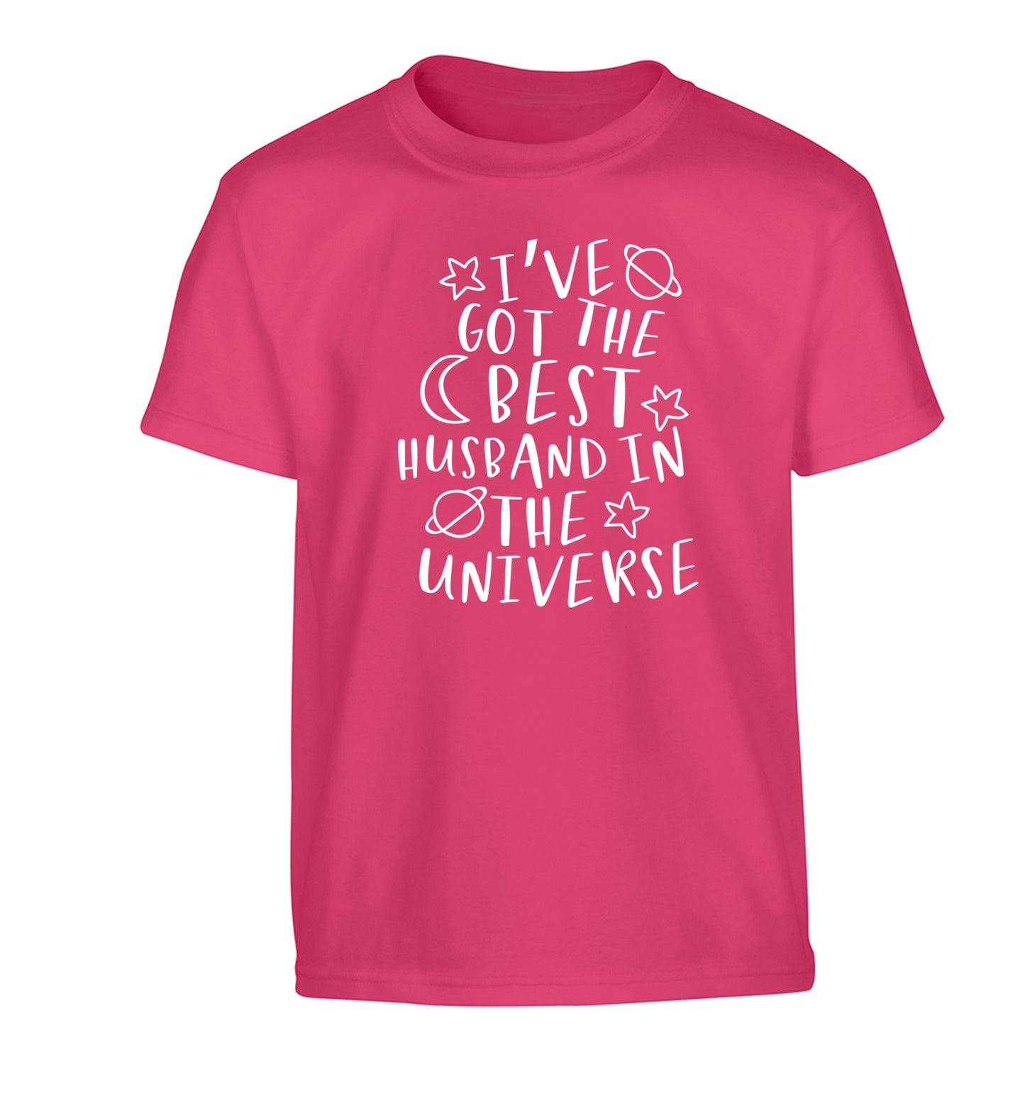 I've got the best husband in the universe Children's pink Tshirt 12-13 Years