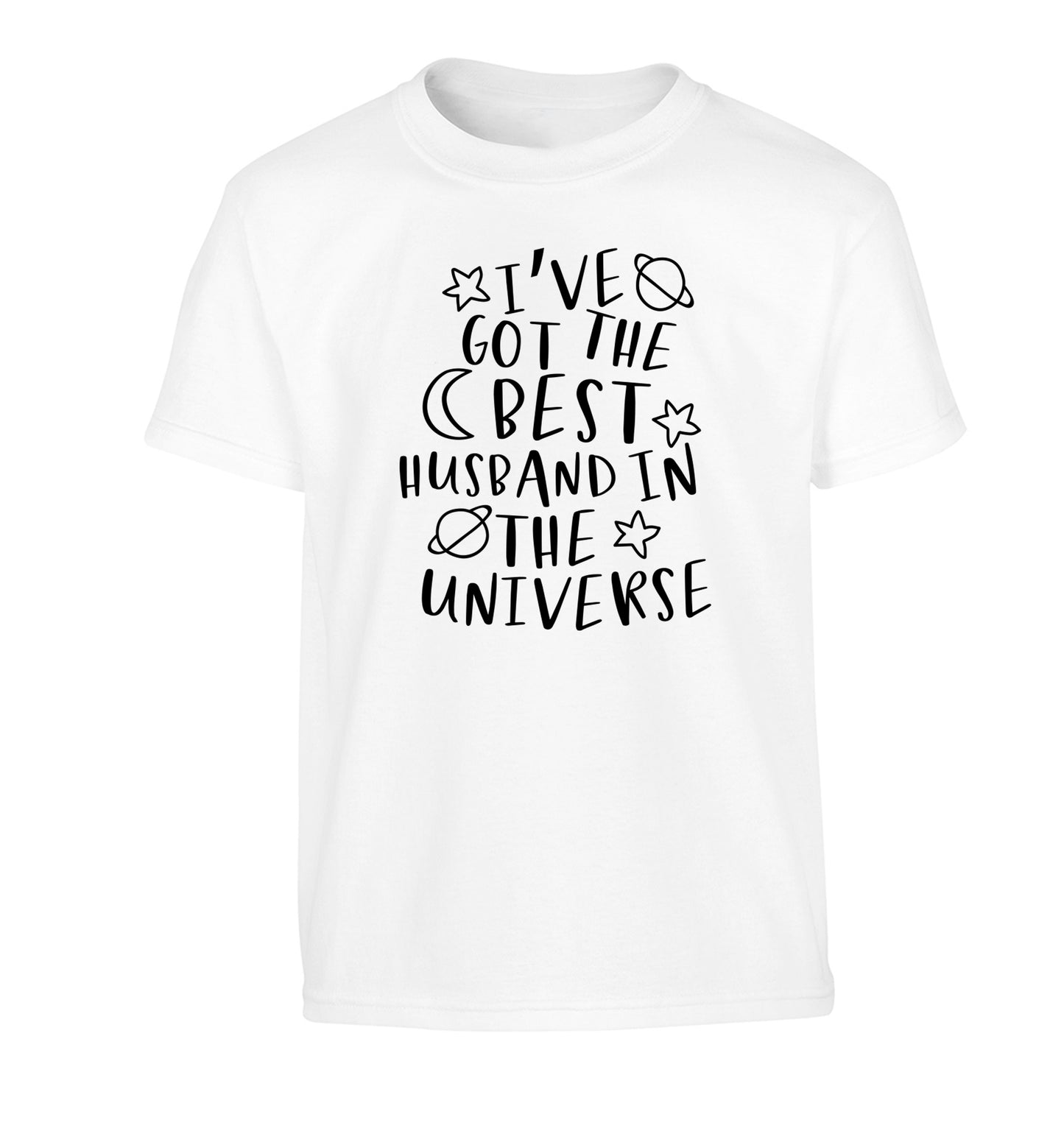 I've got the best husband in the universe Children's white Tshirt 12-13 Years