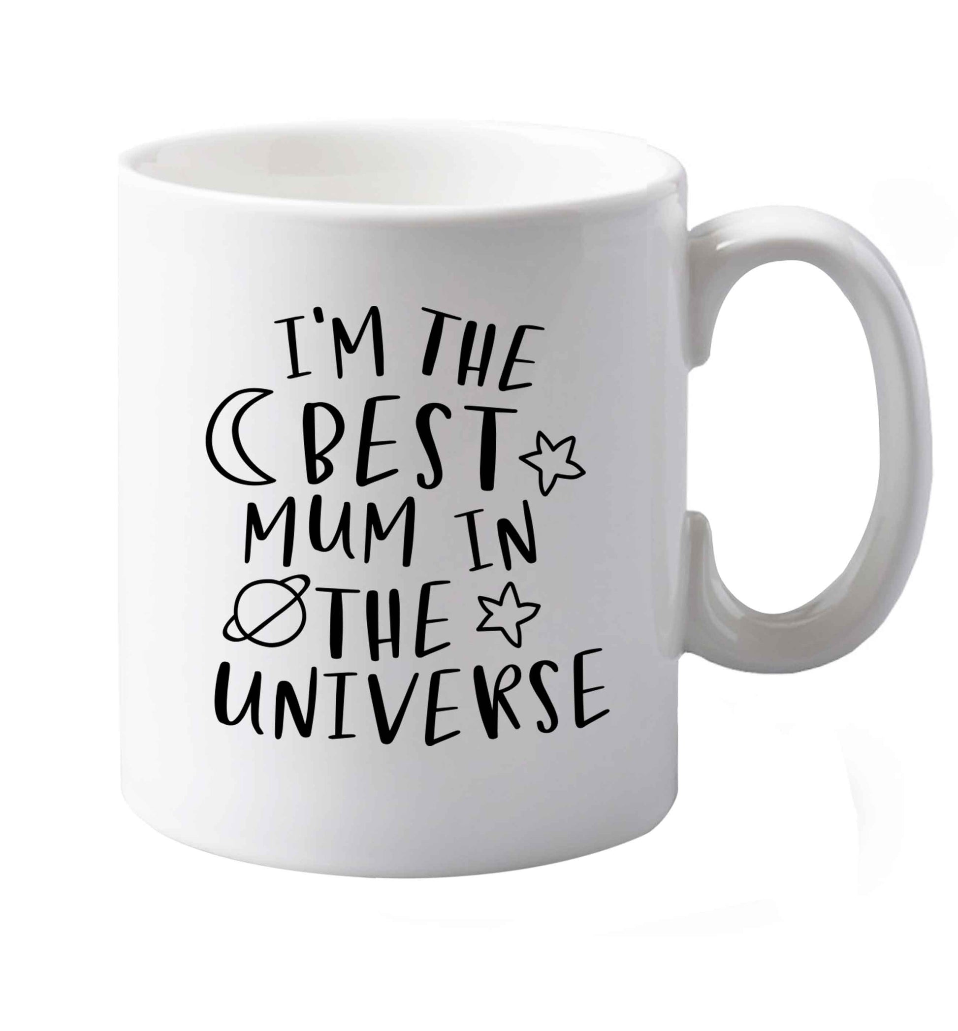 10 oz I'm the best mum in the universe ceramic mug both sides