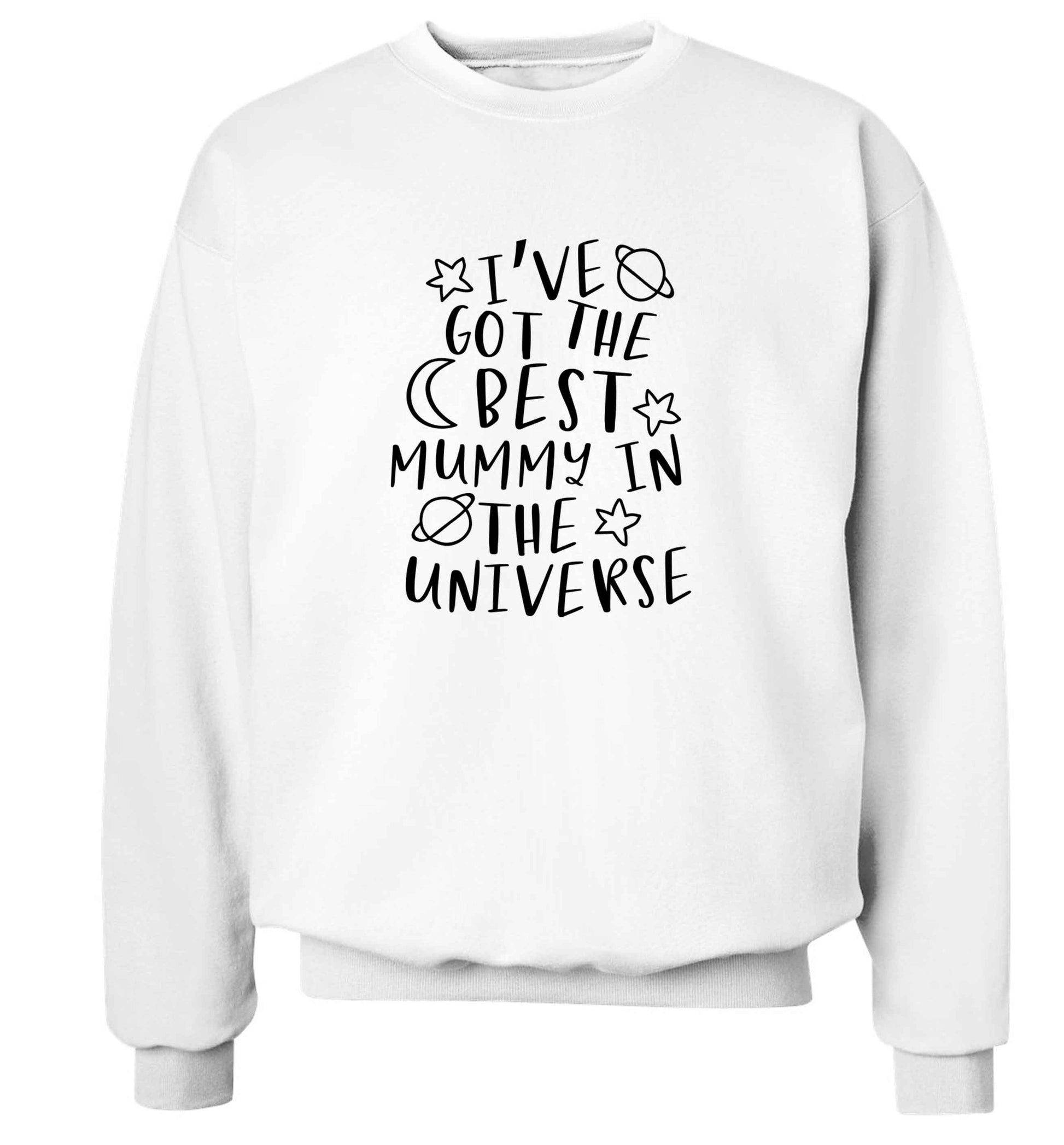 I've got the best mummy in the universe adult's unisex white sweater 2XL