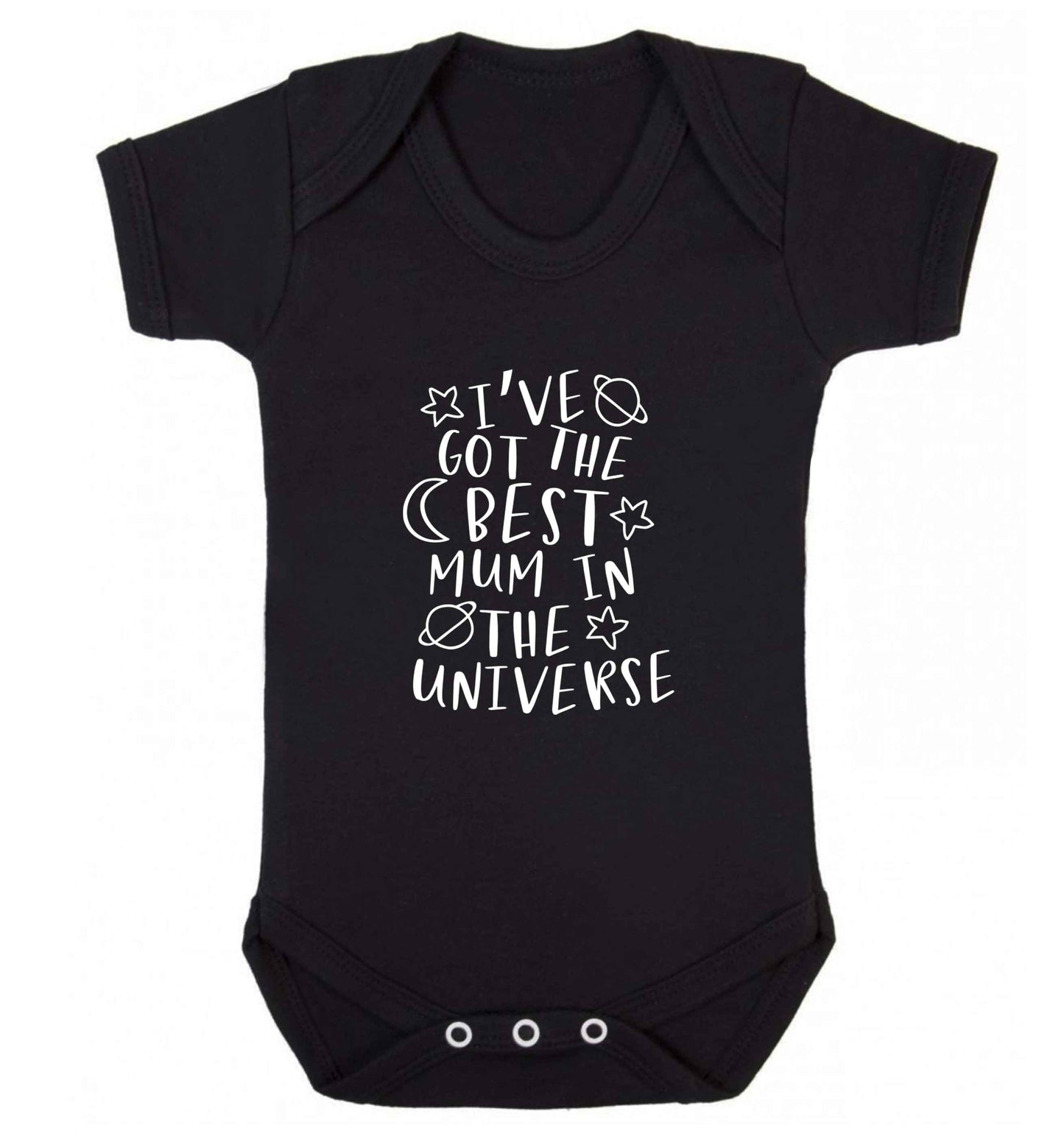 I've got the best mum in the universe baby vest black 18-24 months