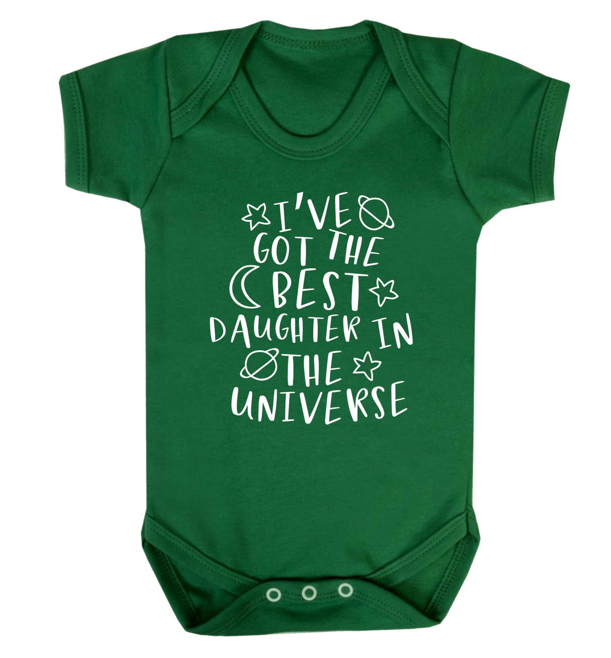 I've got the best daughter in the universe Baby Vest green 18-24 months