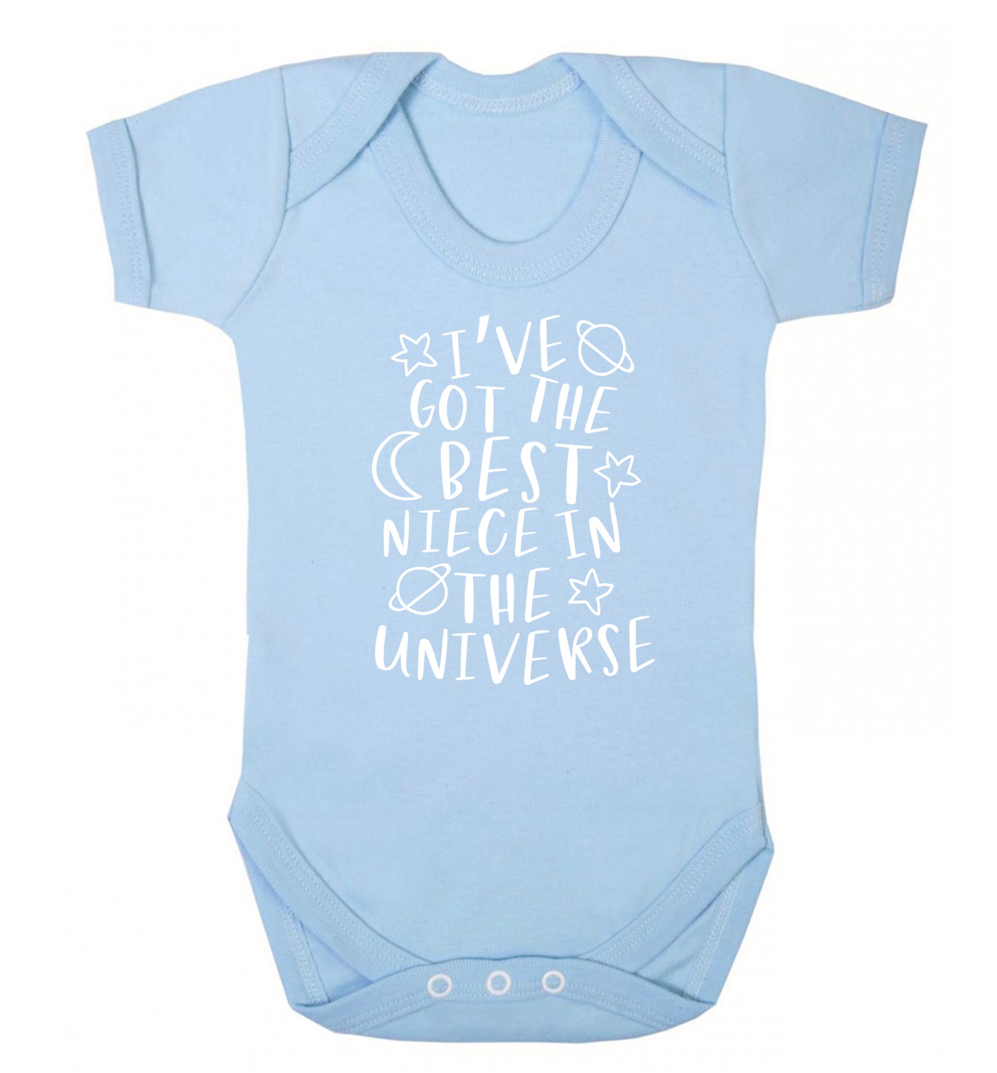 I've got the best niece in the universe Baby Vest pale blue 18-24 months