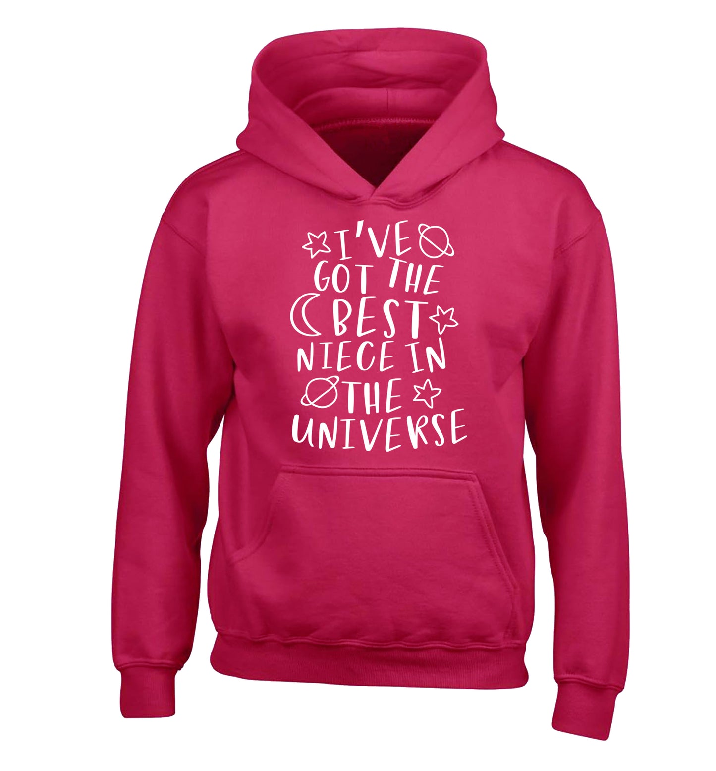 I've got the best niece in the universe children's pink hoodie 12-13 Years