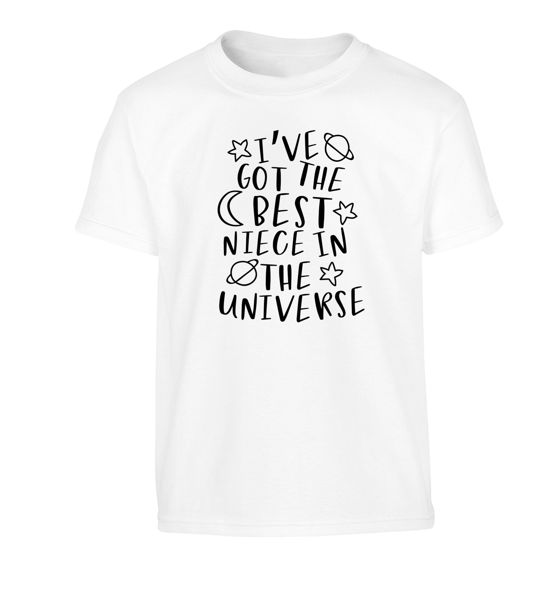 I've got the best niece in the universe Children's white Tshirt 12-13 Years