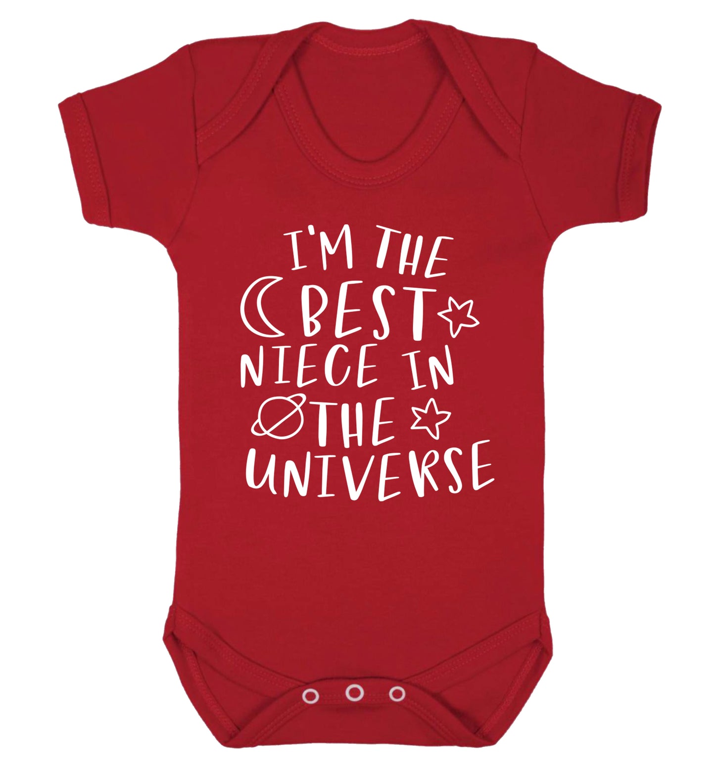 I'm the best niece in the universe Baby Vest red 18-24 months