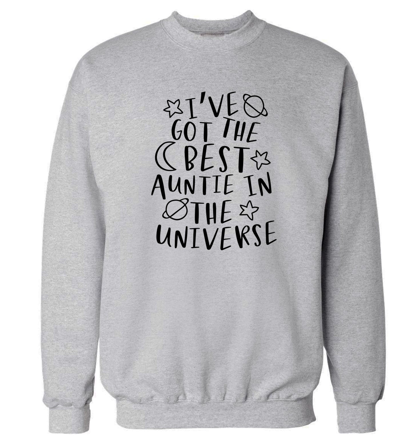 I've got the best auntie in the universe Adult's unisex grey Sweater 2XL