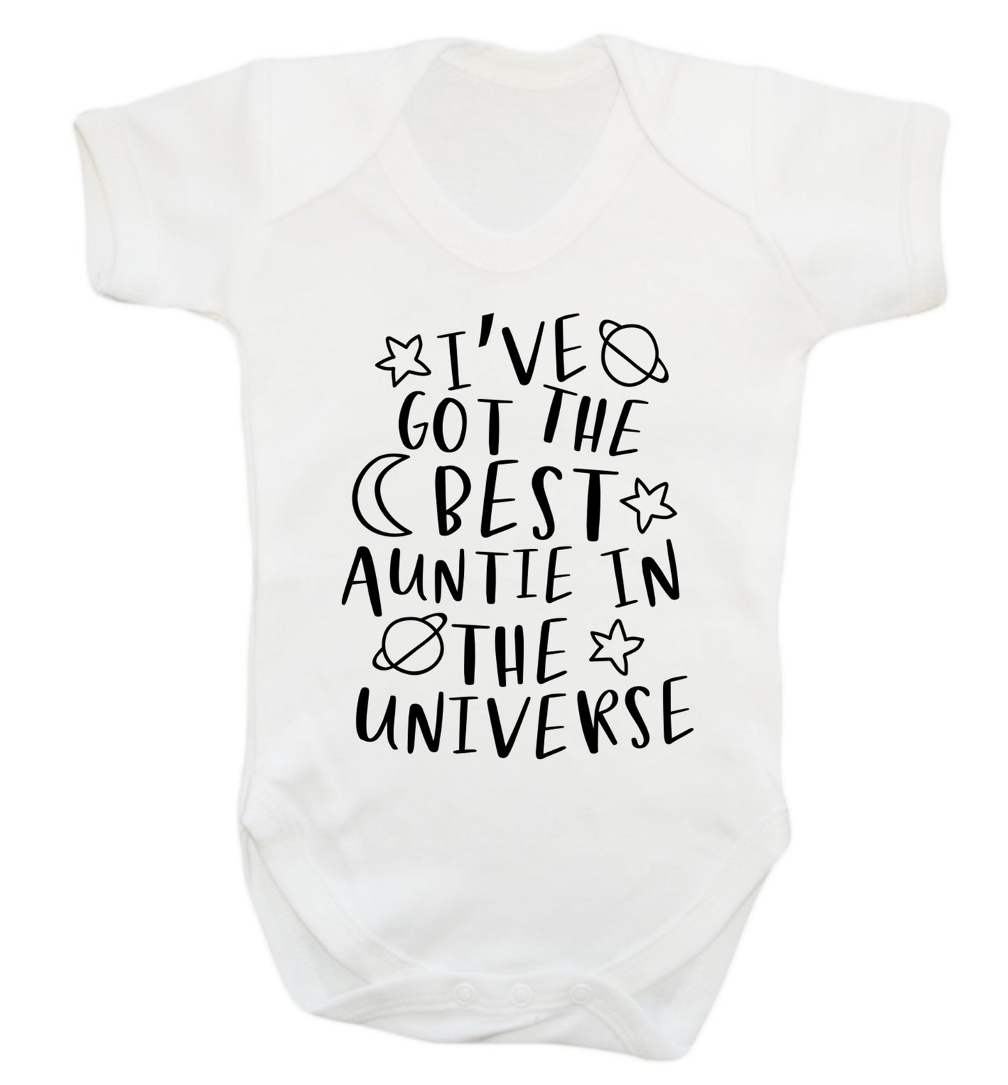 I've got the best auntie in the universe Baby Vest white 18-24 months