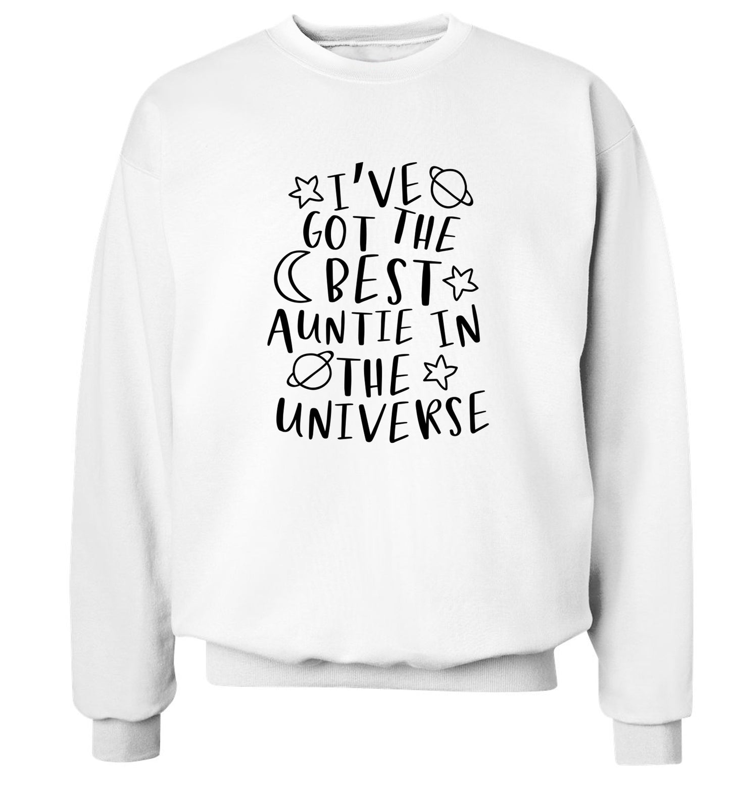I've got the best auntie in the universe Adult's unisex white Sweater 2XL