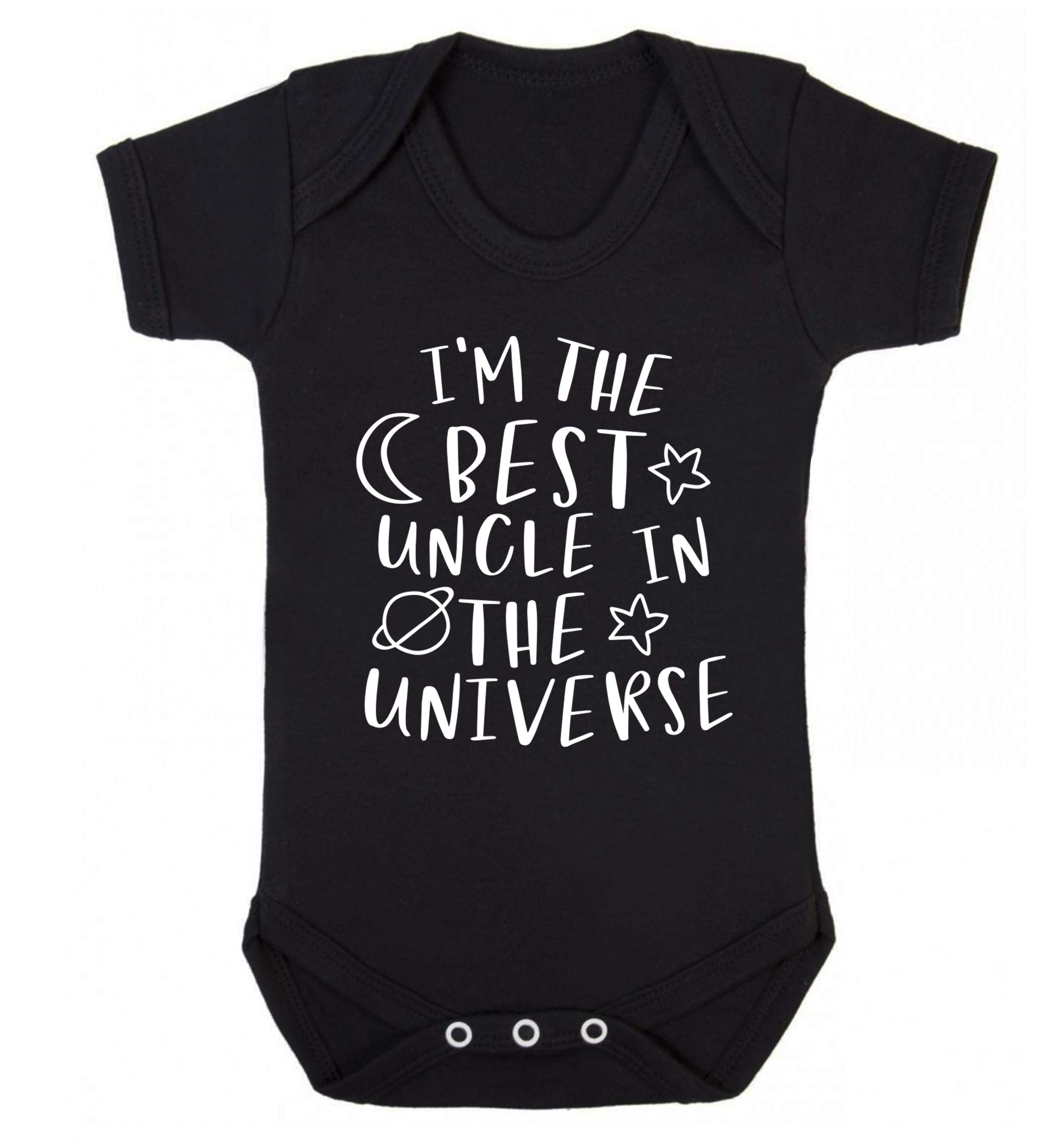 I'm the best uncle in the universe Baby Vest black 18-24 months