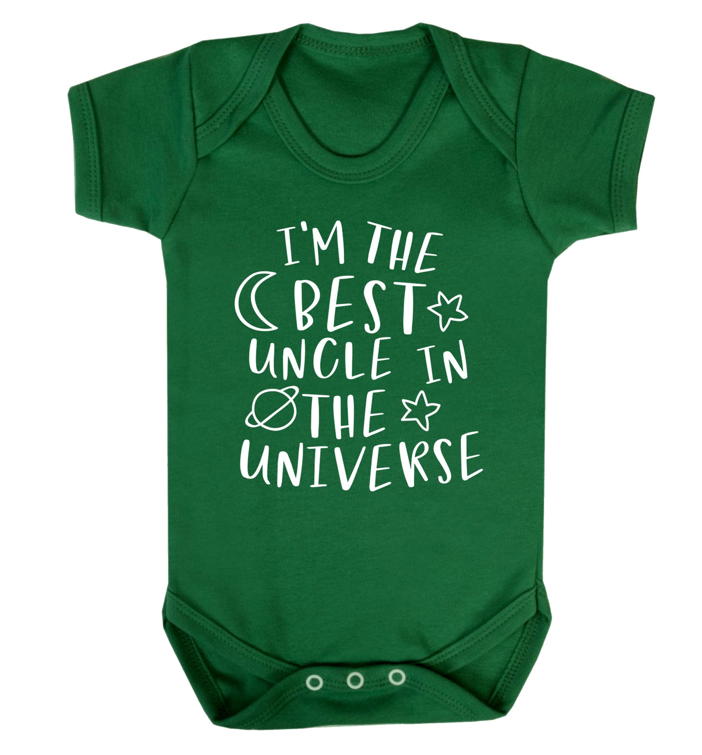 I'm the best uncle in the universe Baby Vest green 18-24 months