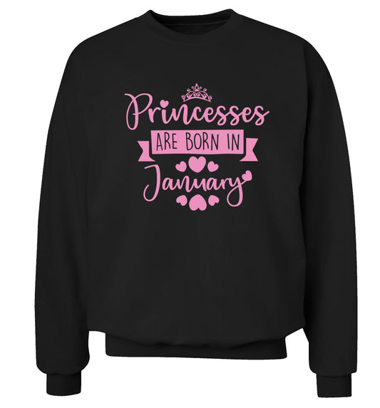 Princesses are born in November Adult's unisex black Sweater 2XL