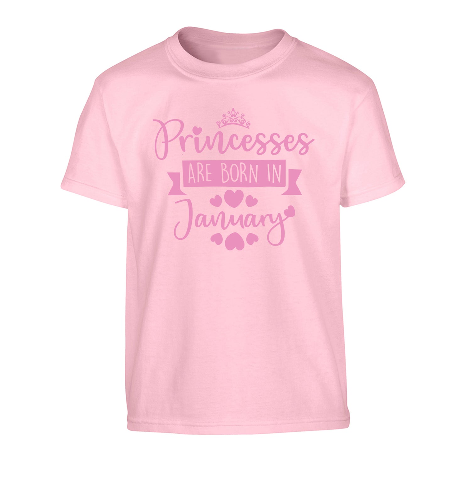 Princesses are born in November Children's light pink Tshirt 12-13 Years