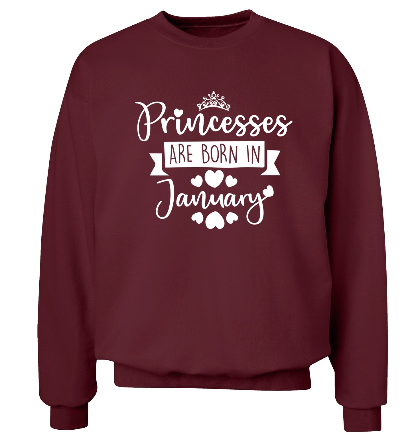 Princesses are born in November Adult's unisex maroon Sweater 2XL