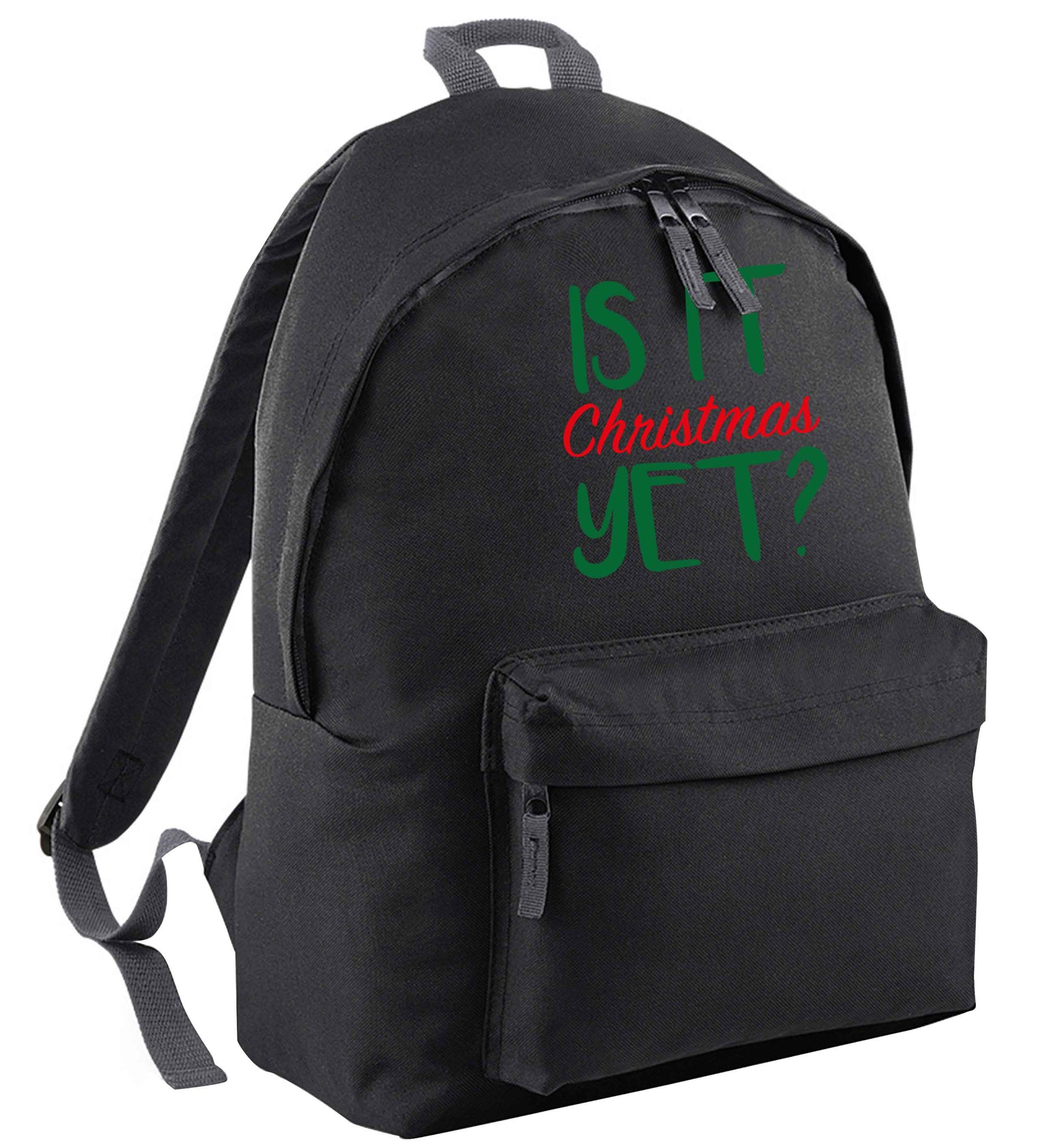 Is it Christmas yet? black adults backpack