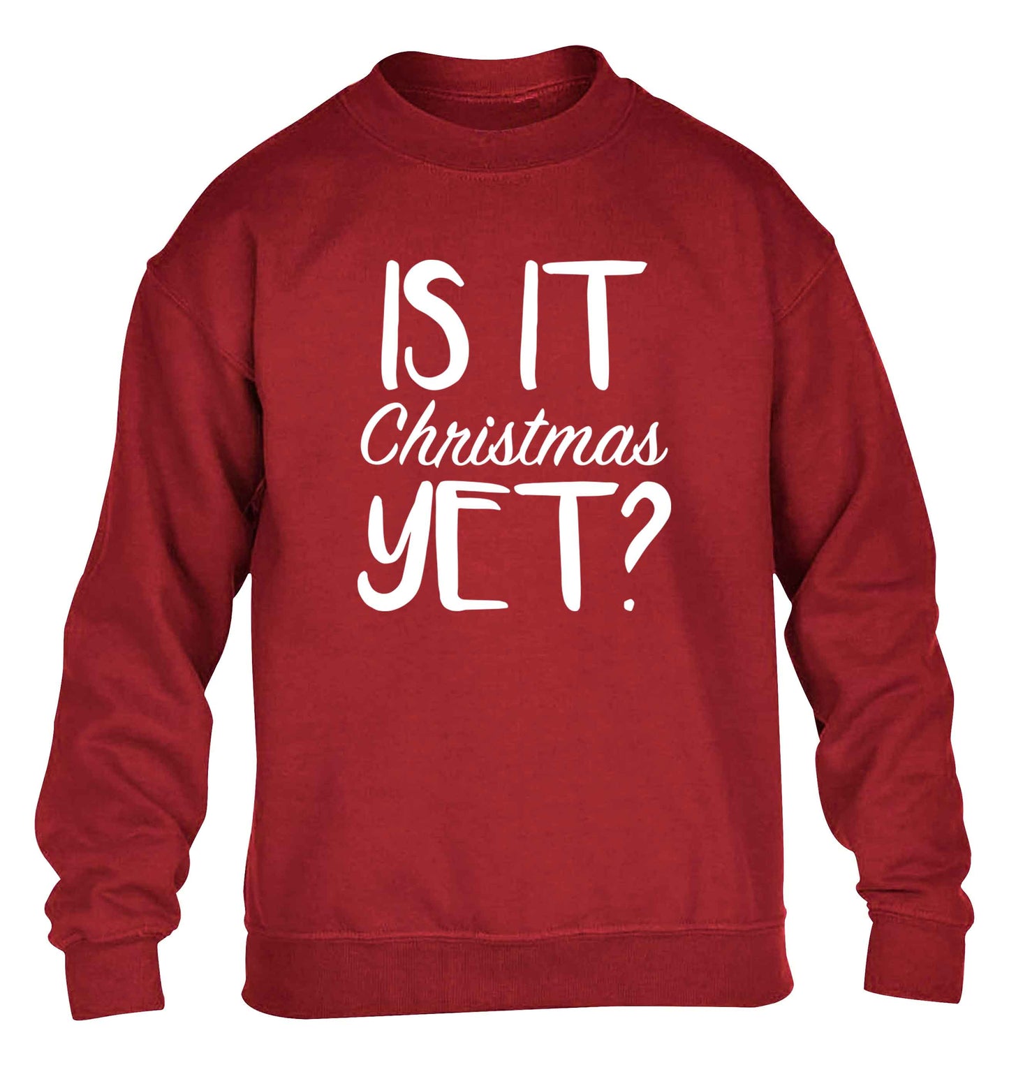 Is it Christmas yet? children's grey sweater 12-13 Years