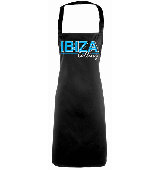 Ibiza calling black apron