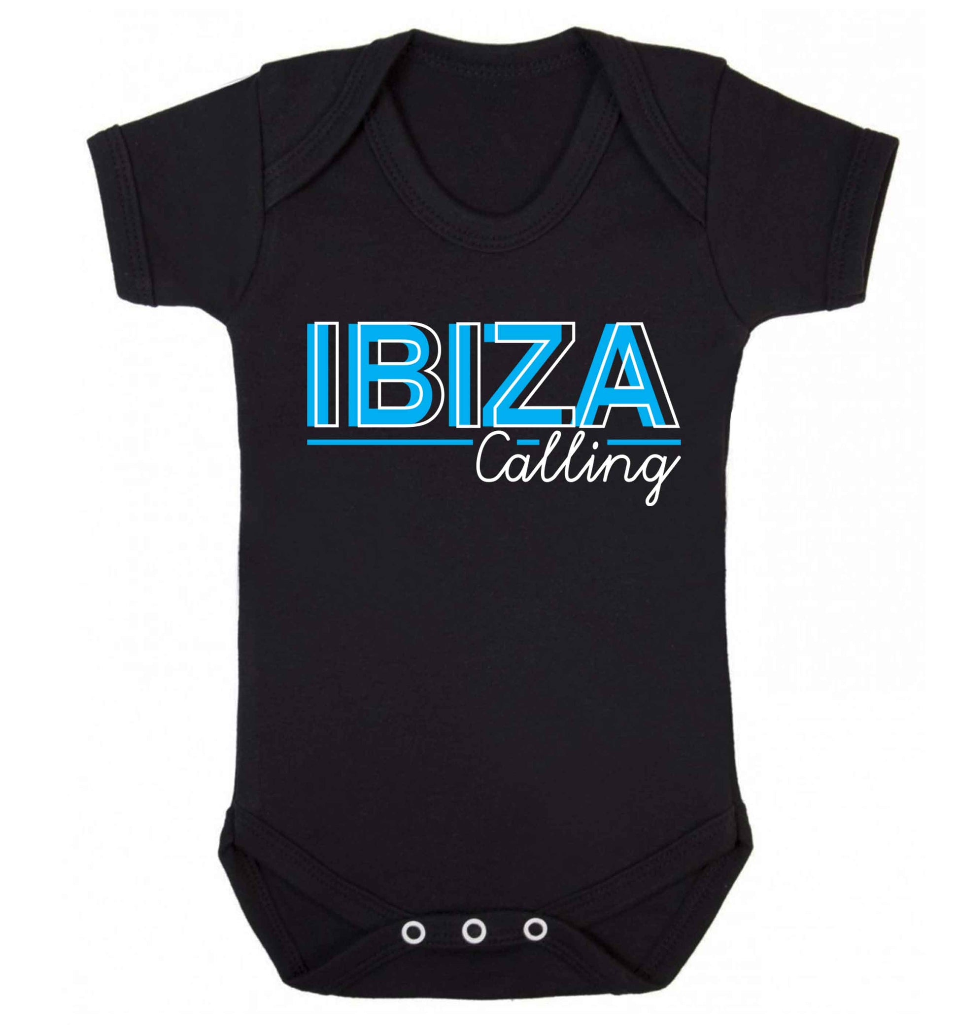 Ibiza calling Baby Vest black 18-24 months