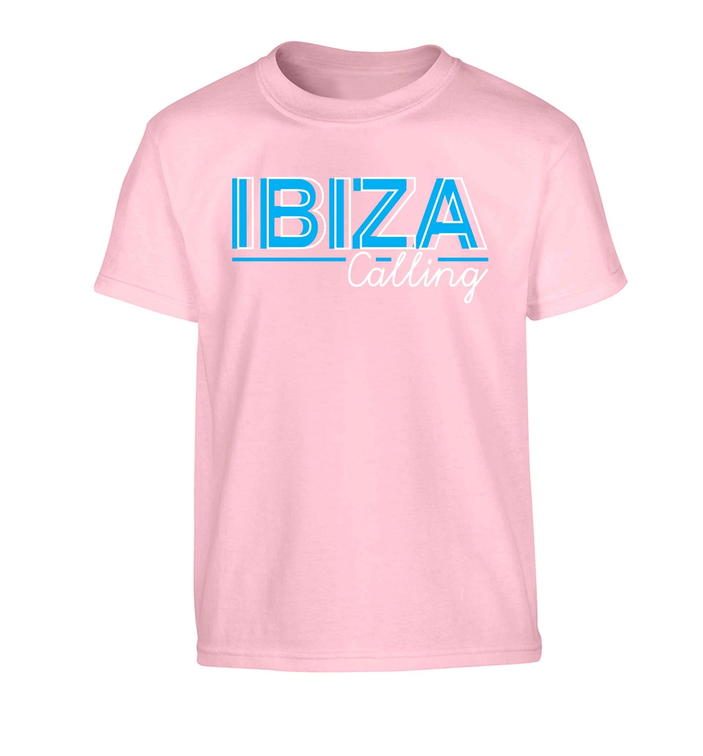Ibiza calling Children's light pink Tshirt 12-13 Years