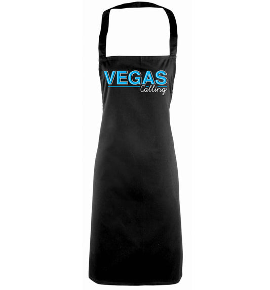 Vegas calling black apron