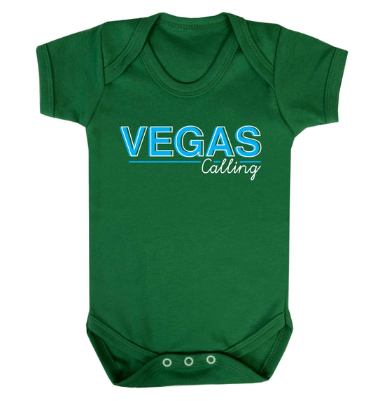 Vegas calling Baby Vest green 18-24 months