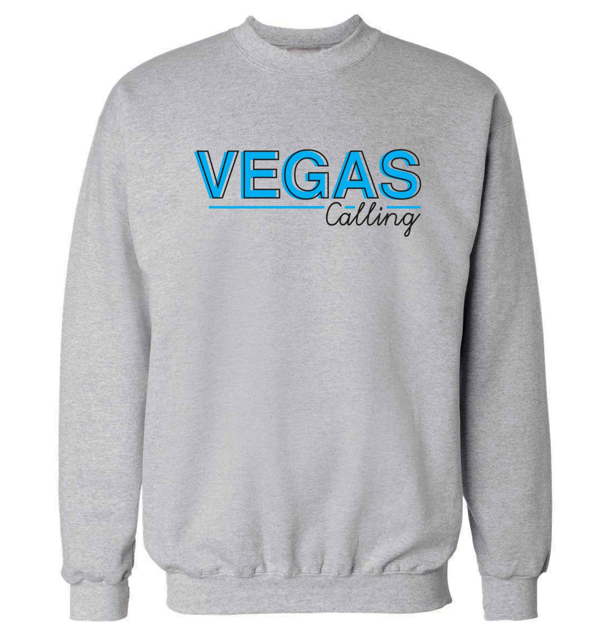 Vegas calling Adult's unisex grey Sweater 2XL