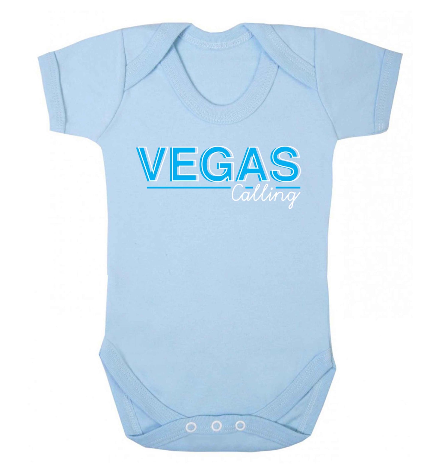 Vegas calling Baby Vest pale blue 18-24 months