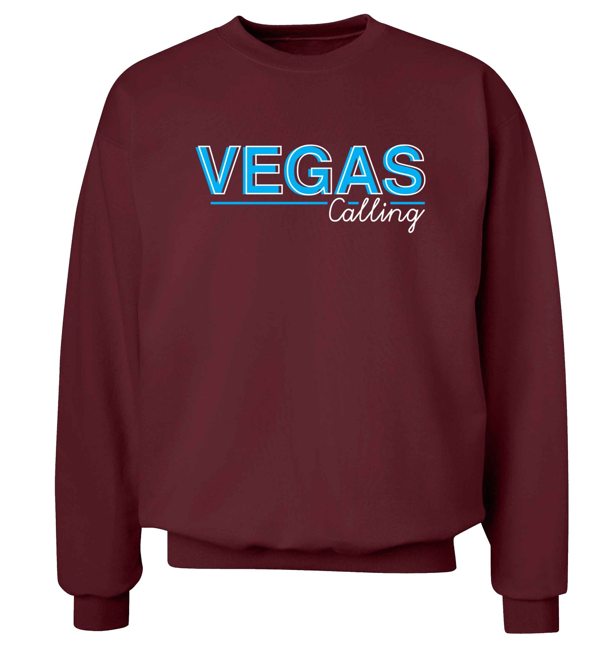 Vegas calling Adult's unisex maroon Sweater 2XL