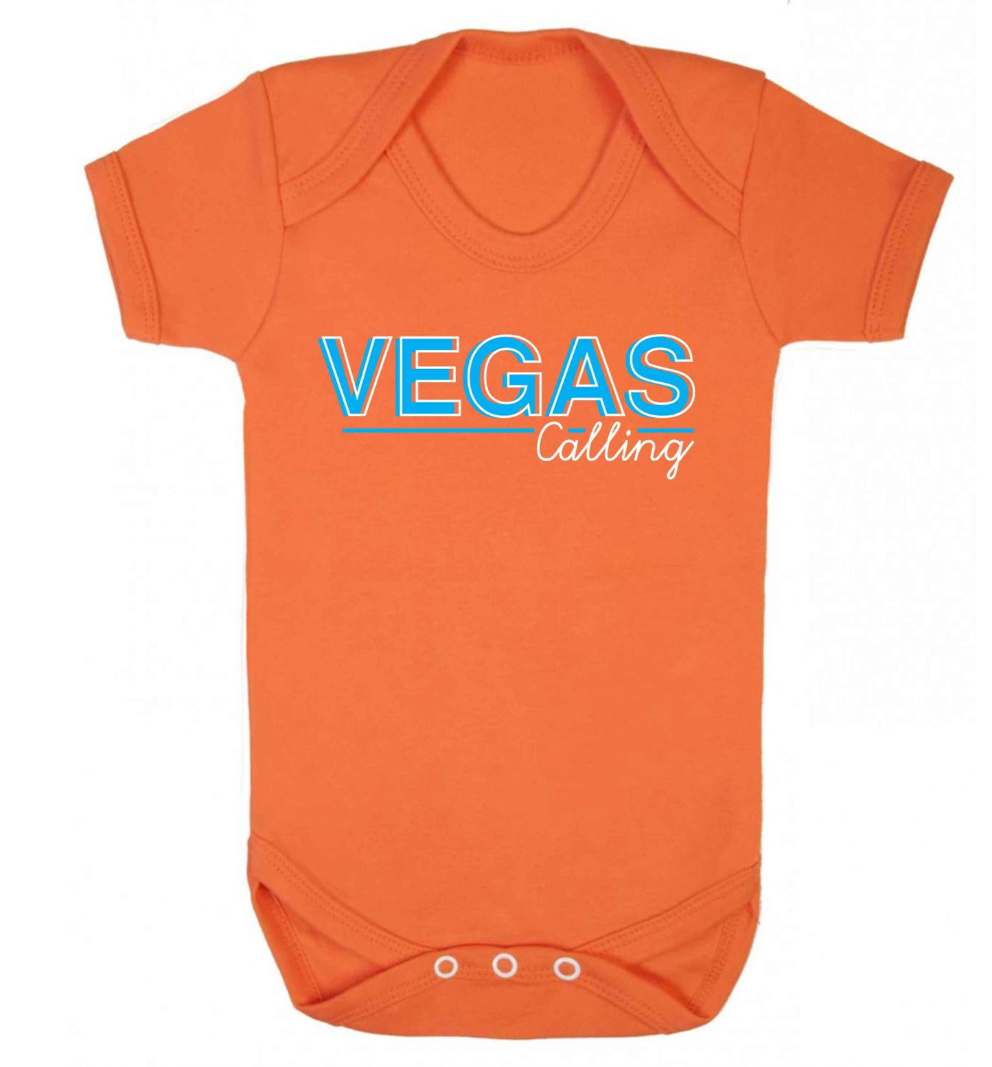 Vegas calling Baby Vest orange 18-24 months