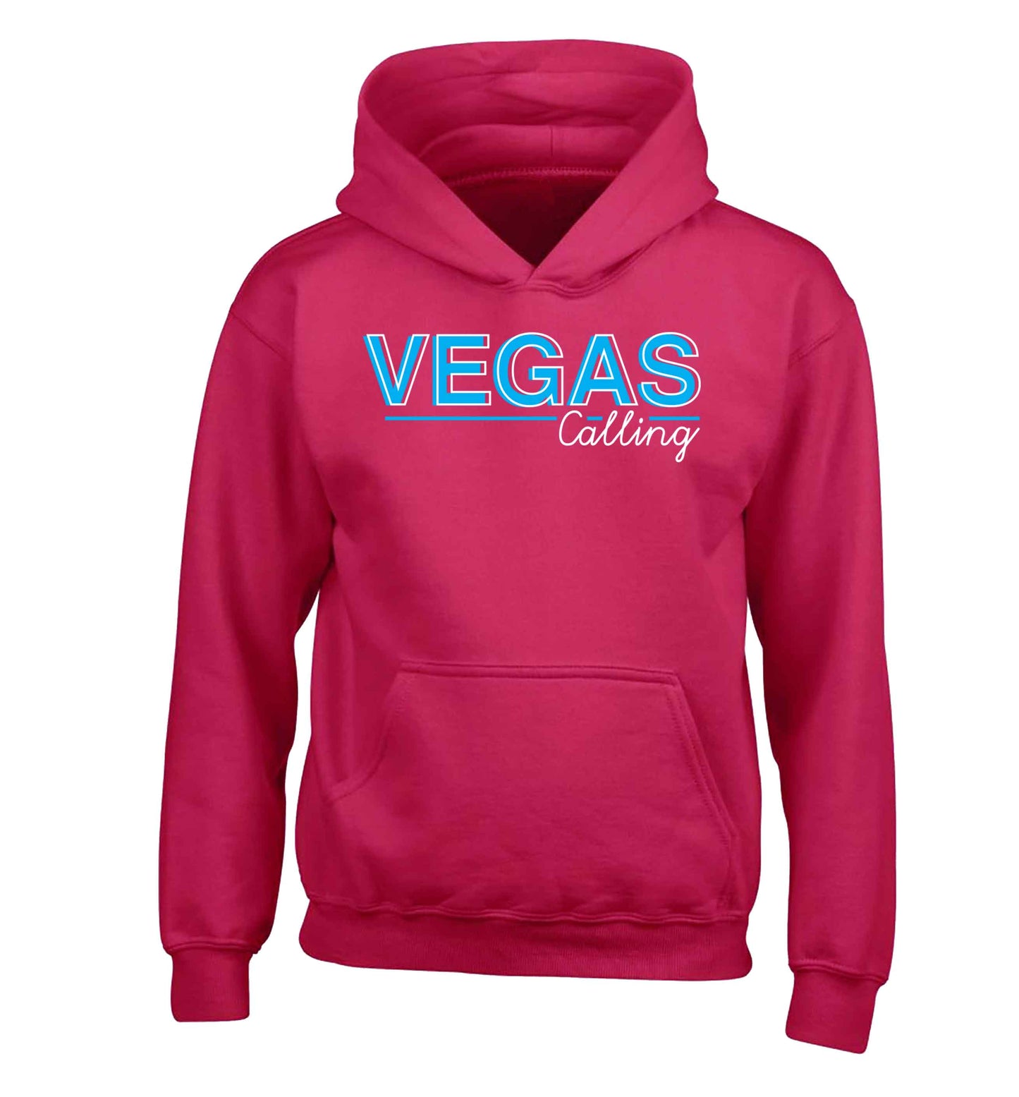 Vegas calling children's pink hoodie 12-13 Years