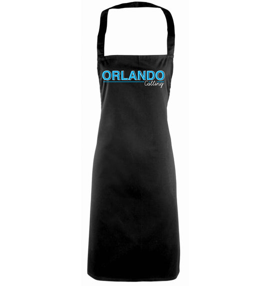 Orlando calling black apron