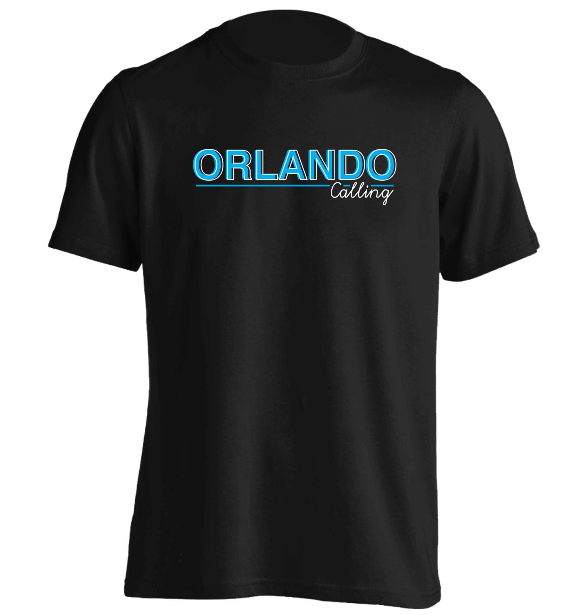 Orlando calling adults unisex black Tshirt 2XL