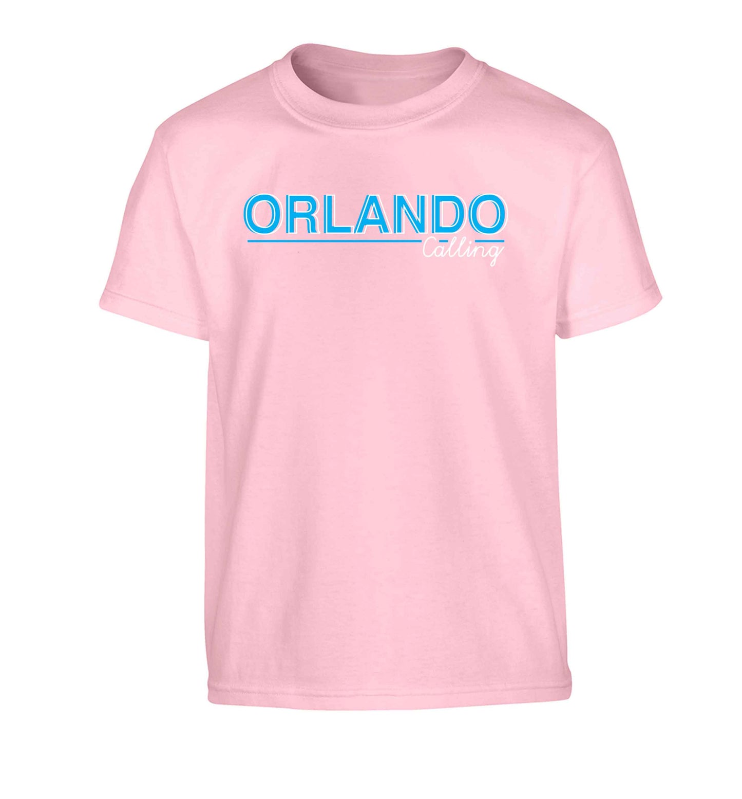 Orlando calling Children's light pink Tshirt 12-13 Years