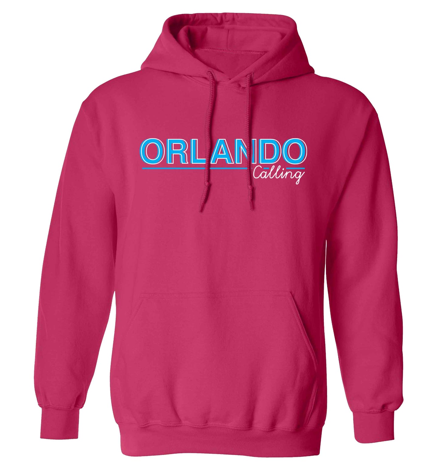 Orlando calling adults unisex pink hoodie 2XL