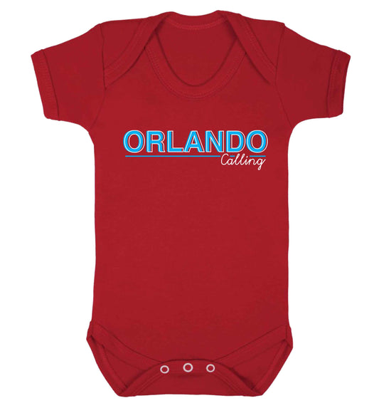 Orlando calling Baby Vest red 18-24 months