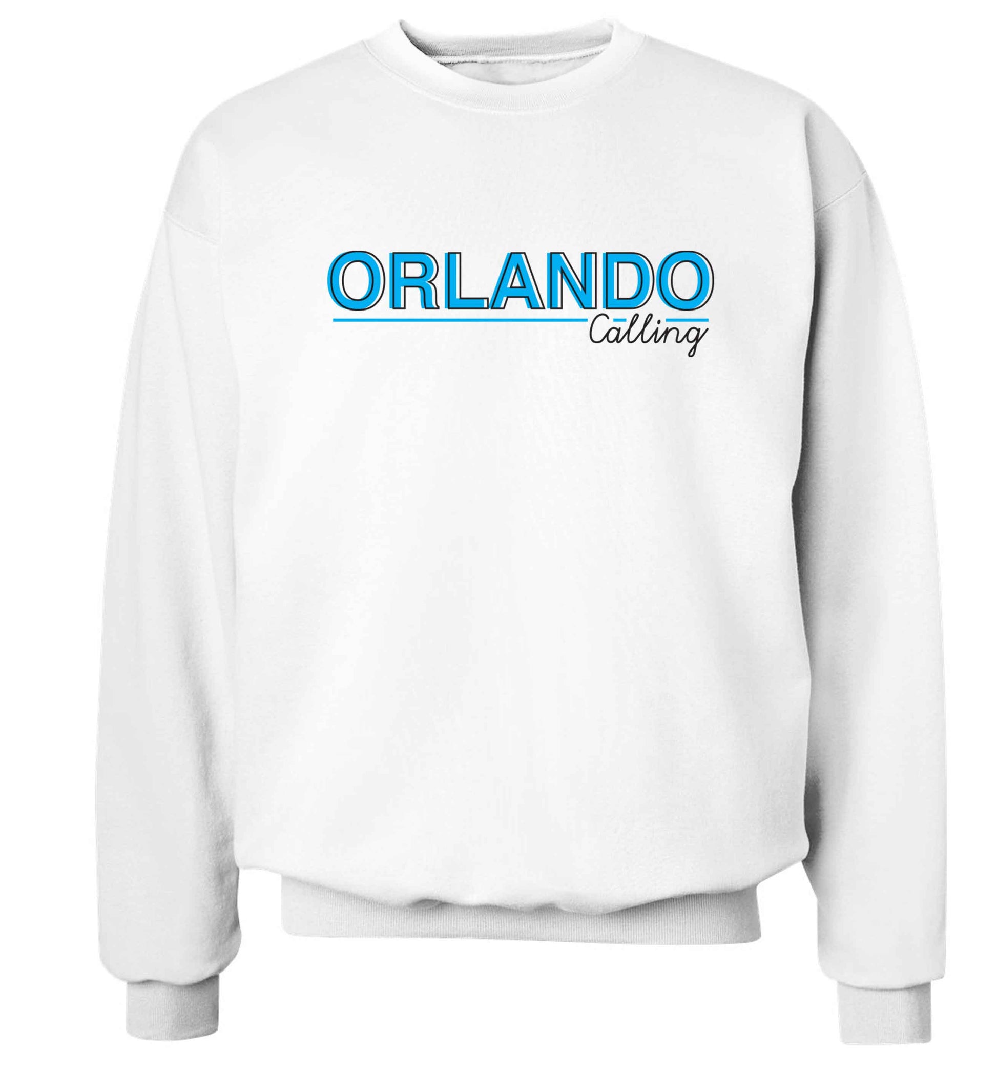 Orlando calling Adult's unisex white Sweater 2XL