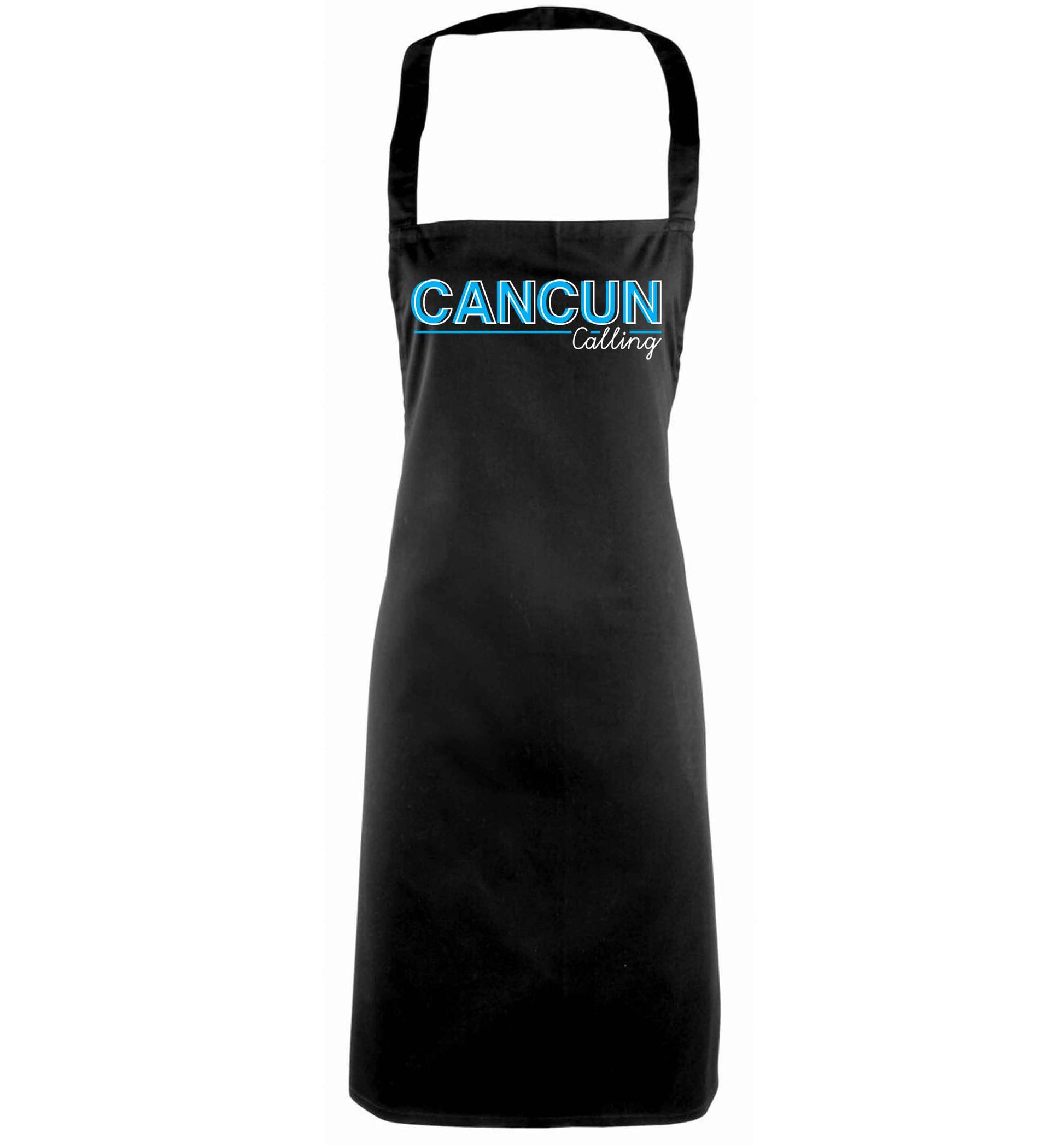 Cancun calling black apron