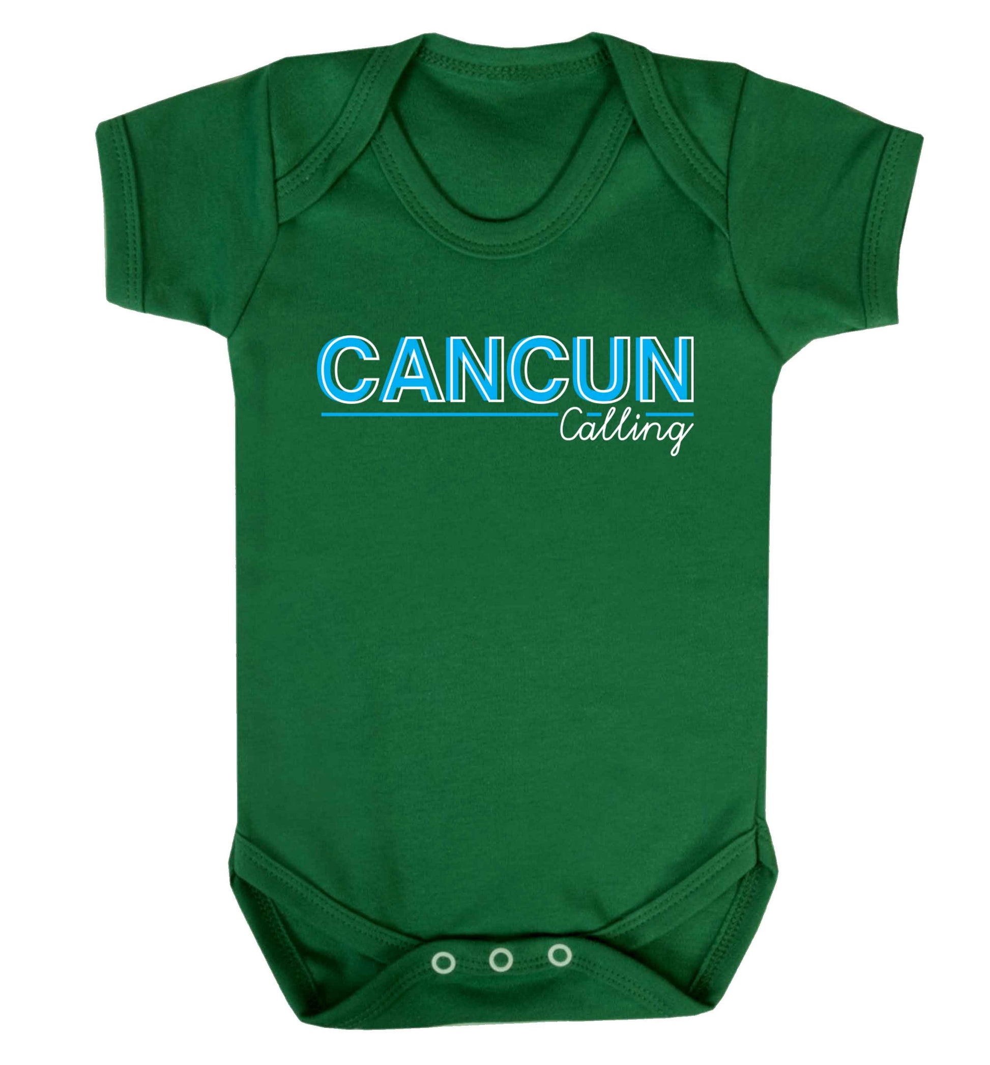Cancun calling Baby Vest green 18-24 months