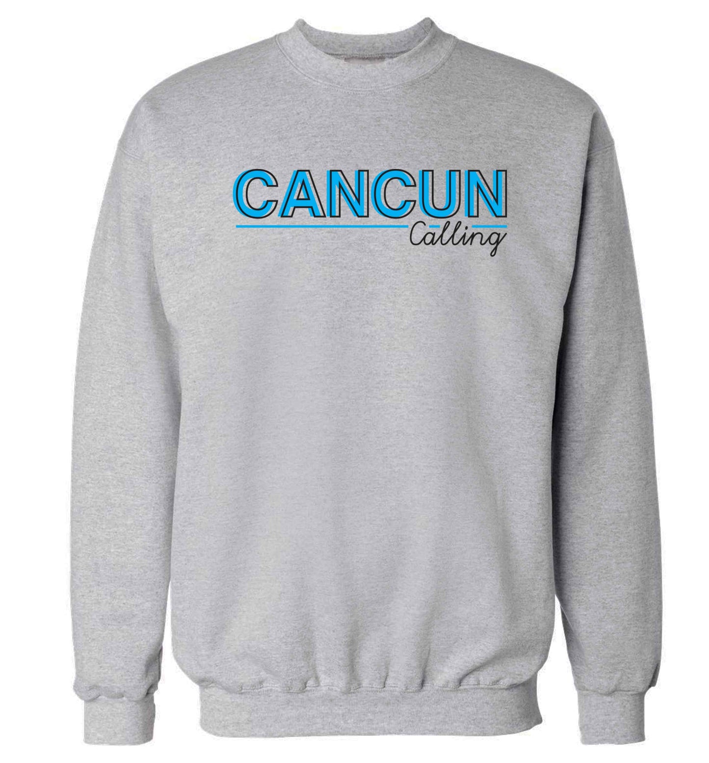 Cancun calling Adult's unisex grey Sweater 2XL
