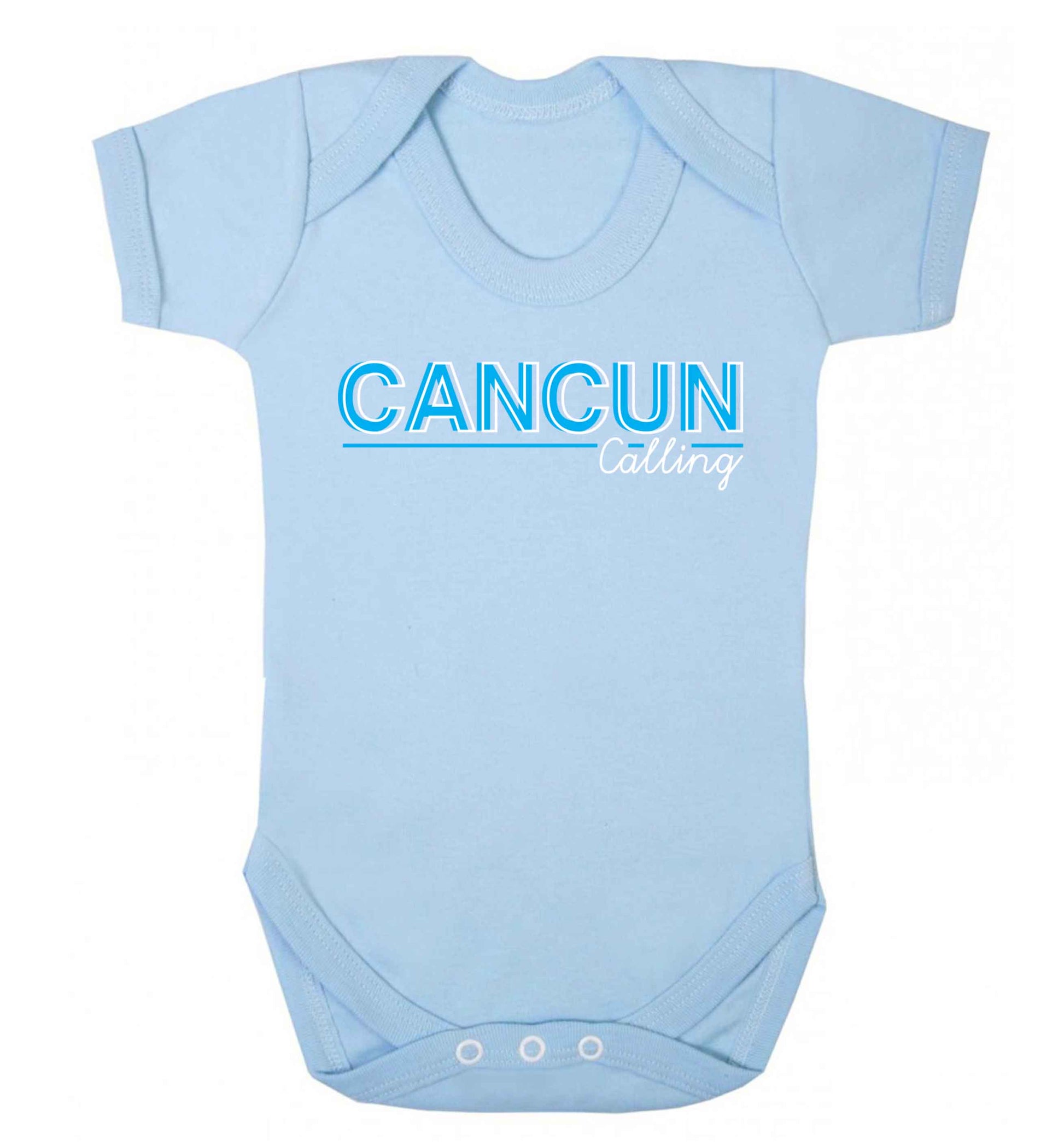 Cancun calling Baby Vest pale blue 18-24 months