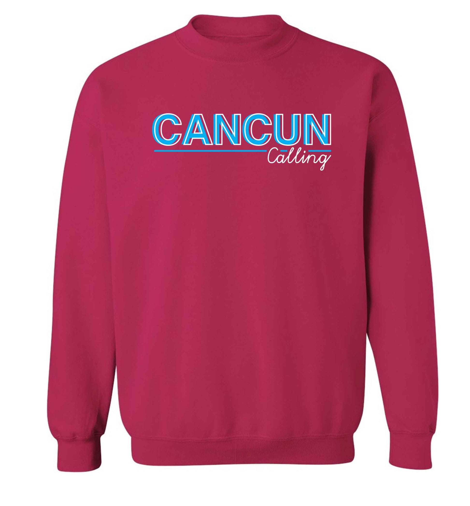 Cancun calling Adult's unisex pink Sweater 2XL