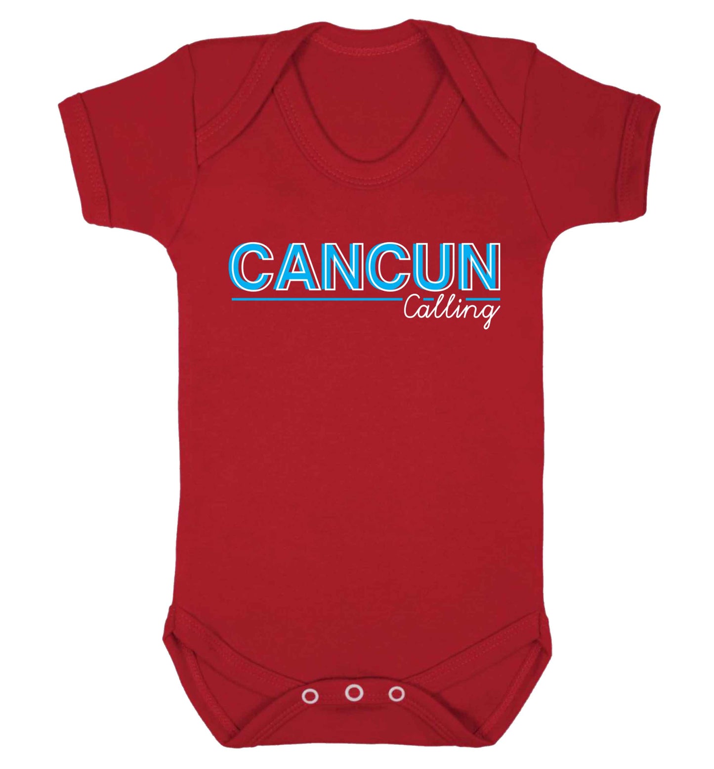 Cancun calling Baby Vest red 18-24 months