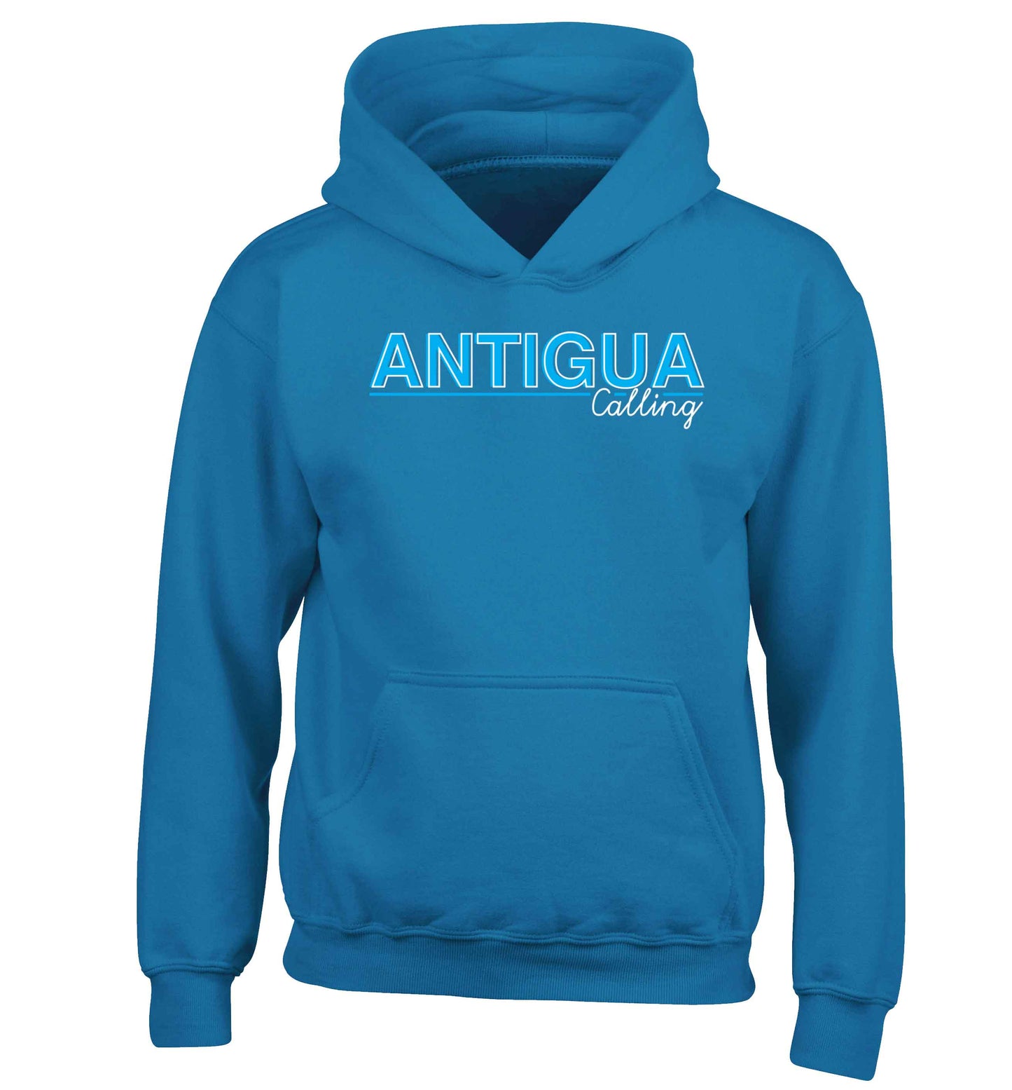 Antigua calling children's blue hoodie 12-13 Years