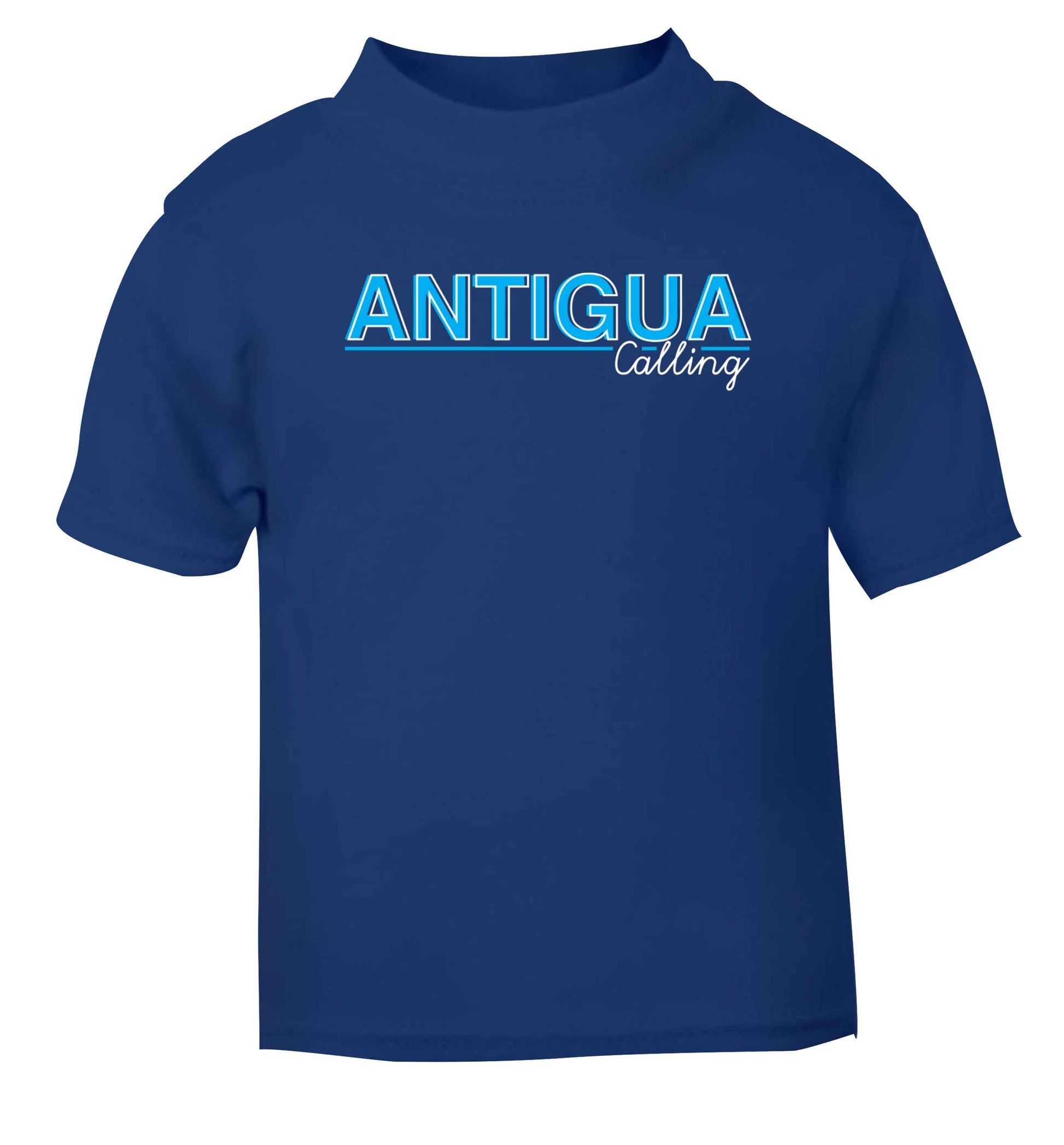 Antigua calling blue Baby Toddler Tshirt 2 Years